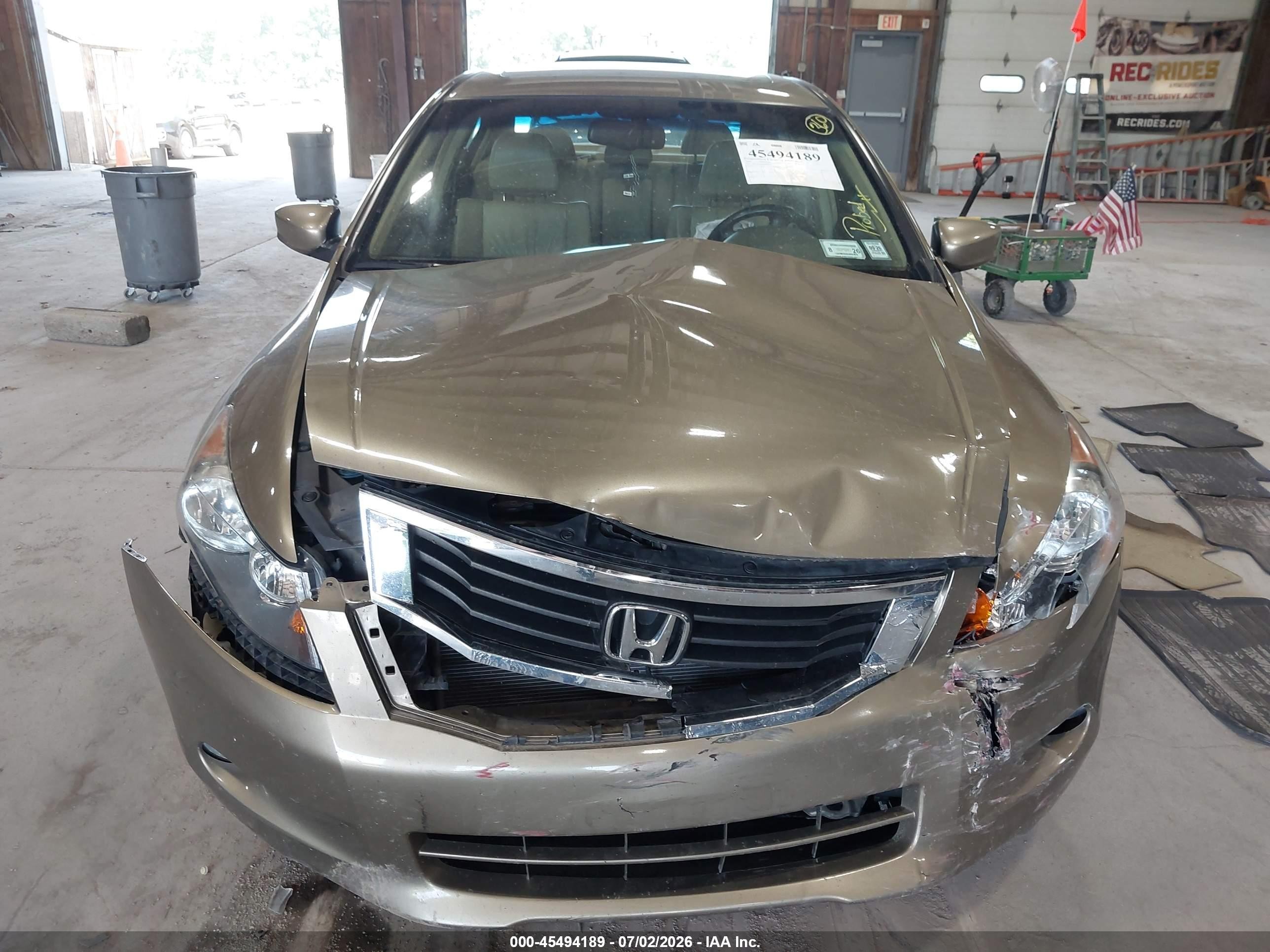 2009 Honda Accord 3.5 Ex-l Beige vin: 1HGCP36869A042673