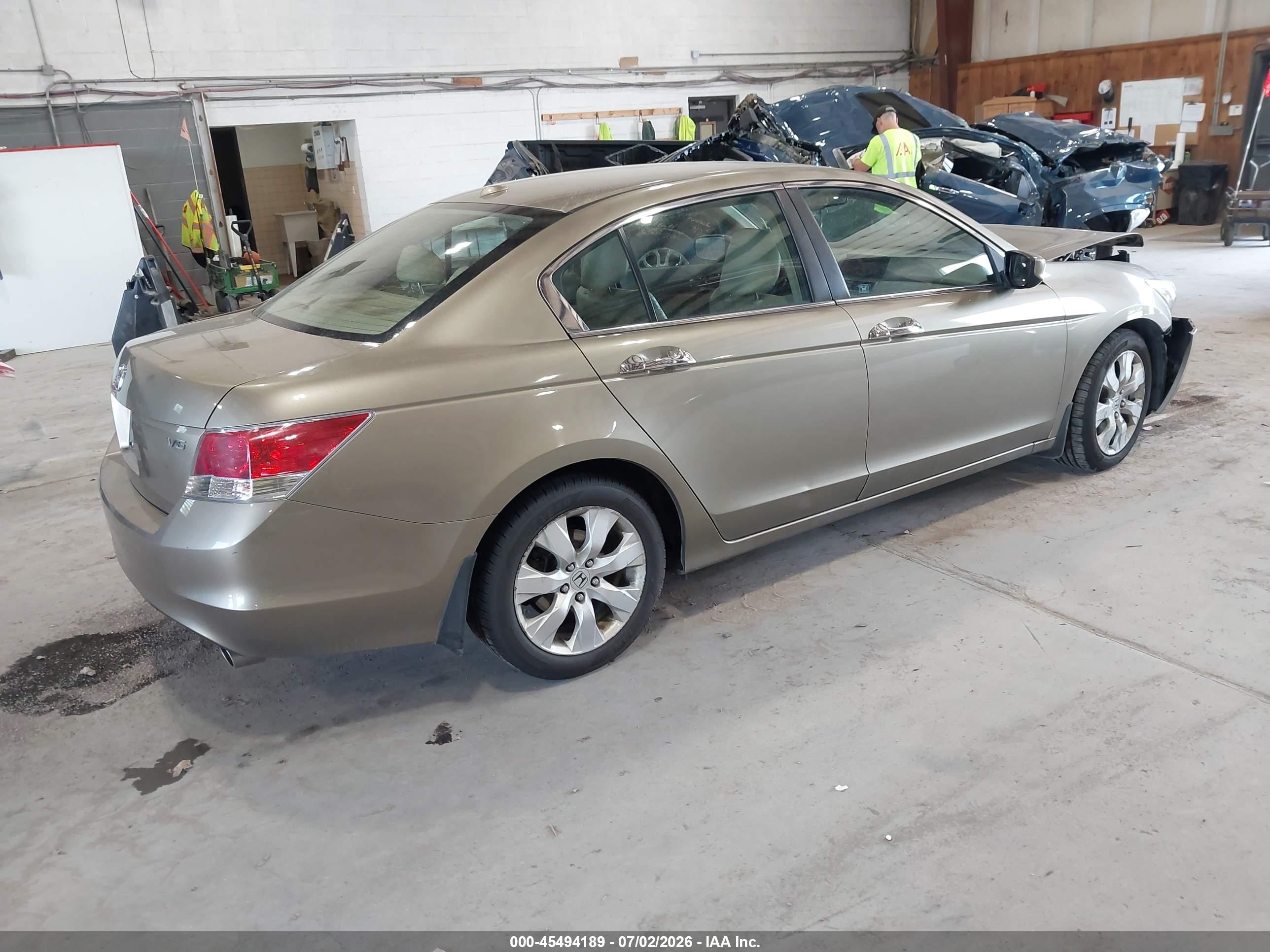 2009 Honda Accord 3.5 Ex-l Beige vin: 1HGCP36869A042673