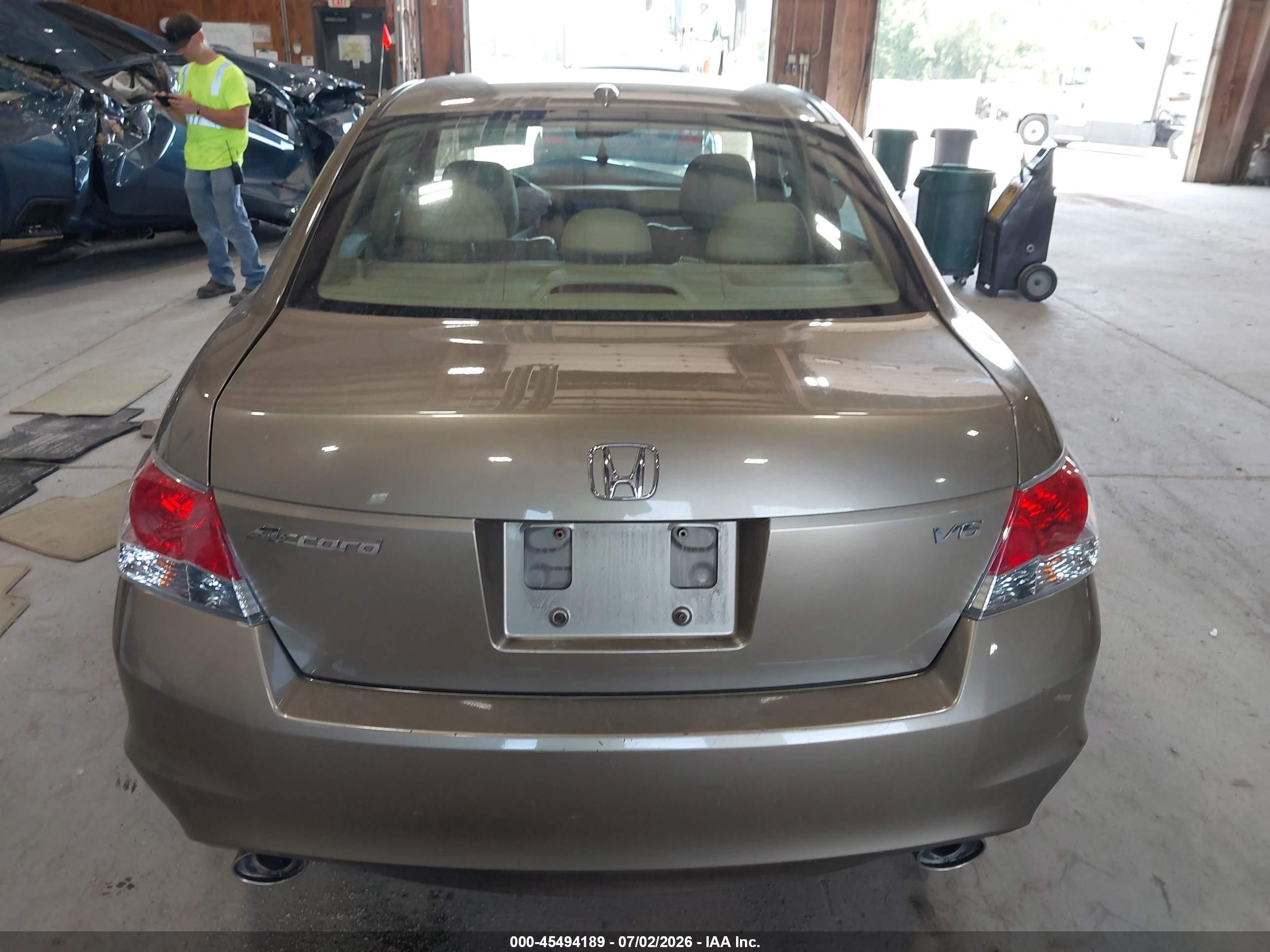 2009 Honda Accord 3.5 Ex-l Beige vin: 1HGCP36869A042673