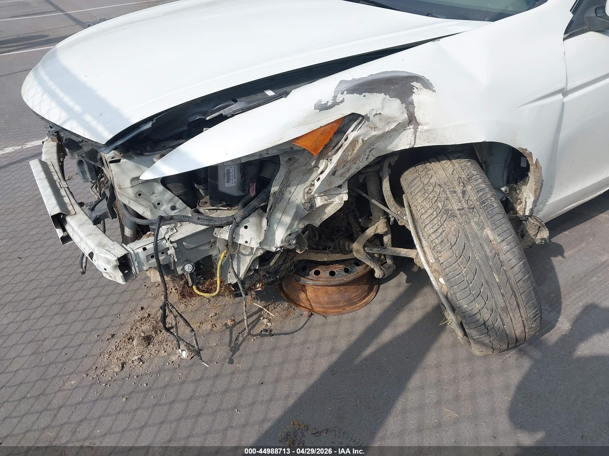 2009 Honda Accord 3.5 Ex-l White vin: 1HGCP36869A047646