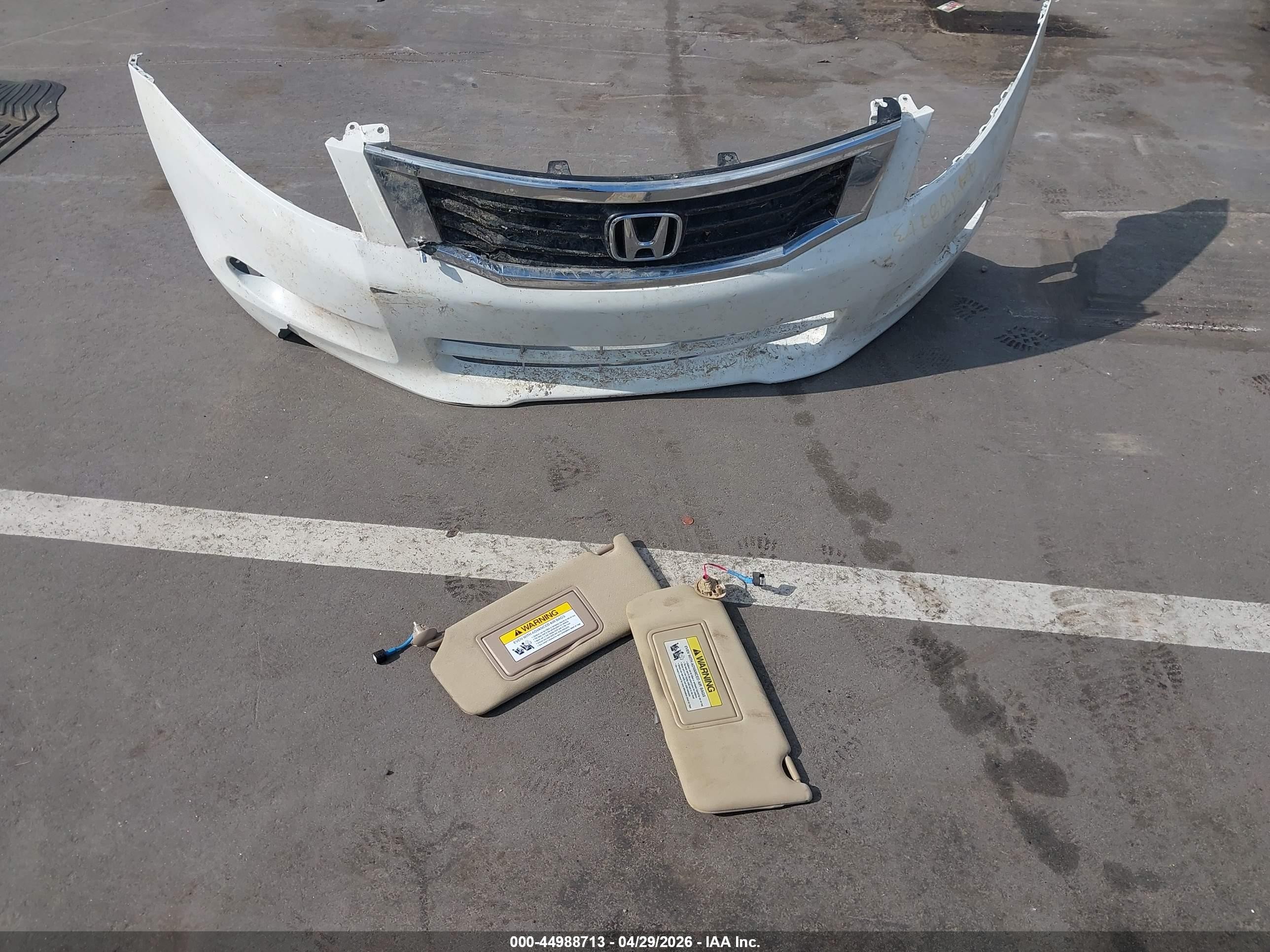 2009 Honda Accord 3.5 Ex-l White vin: 1HGCP36869A047646