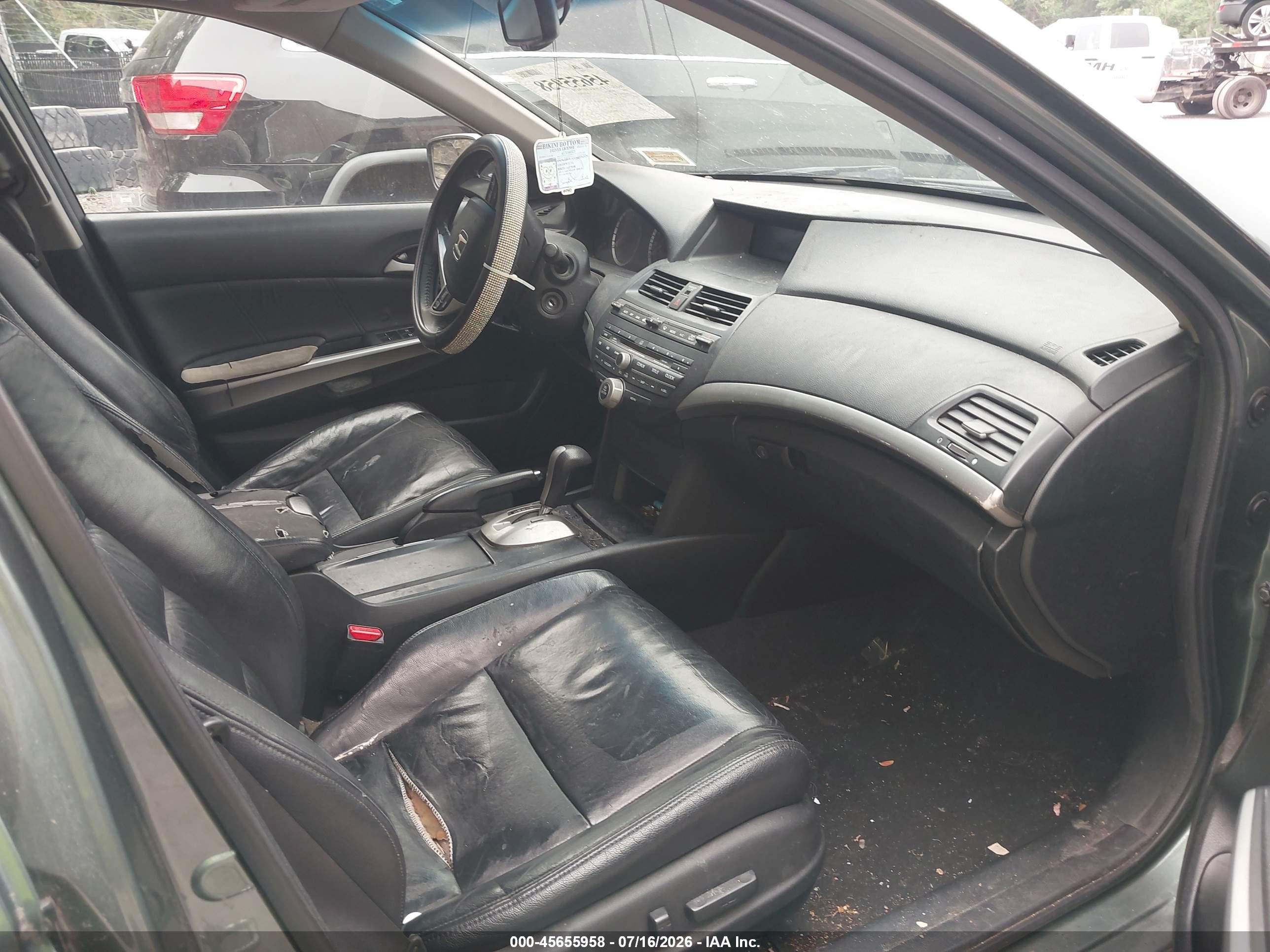 2009 Honda Accord 3.5 Ex-l Green vin: 1HGCP36869A051034