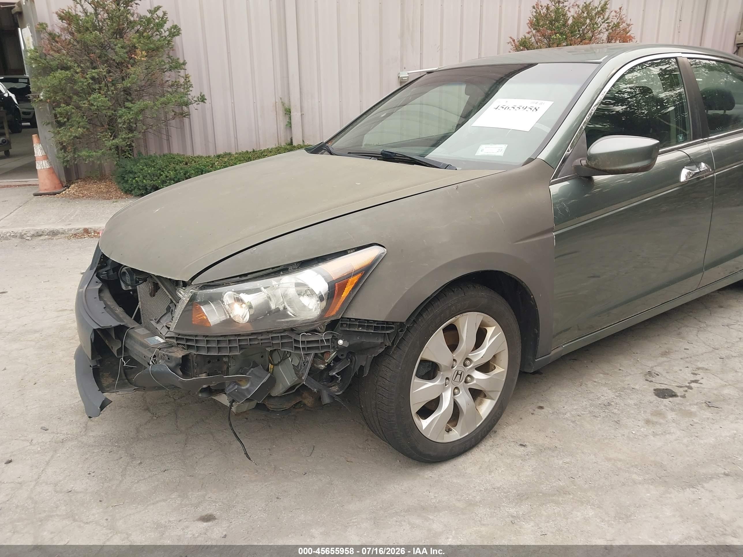 2009 Honda Accord 3.5 Ex-l Green vin: 1HGCP36869A051034