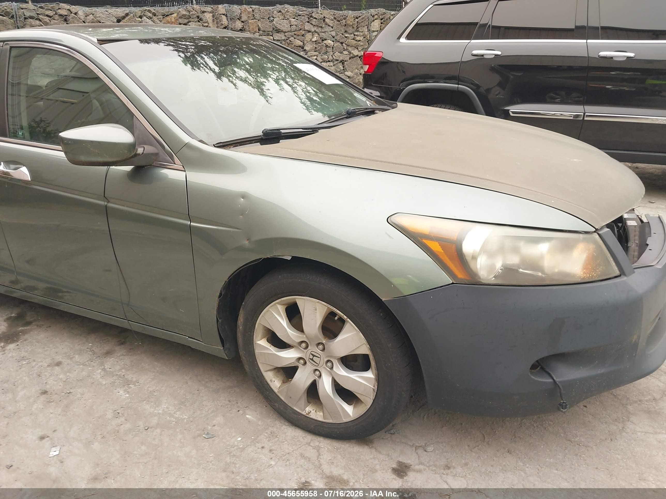 2009 Honda Accord 3.5 Ex-l Green vin: 1HGCP36869A051034