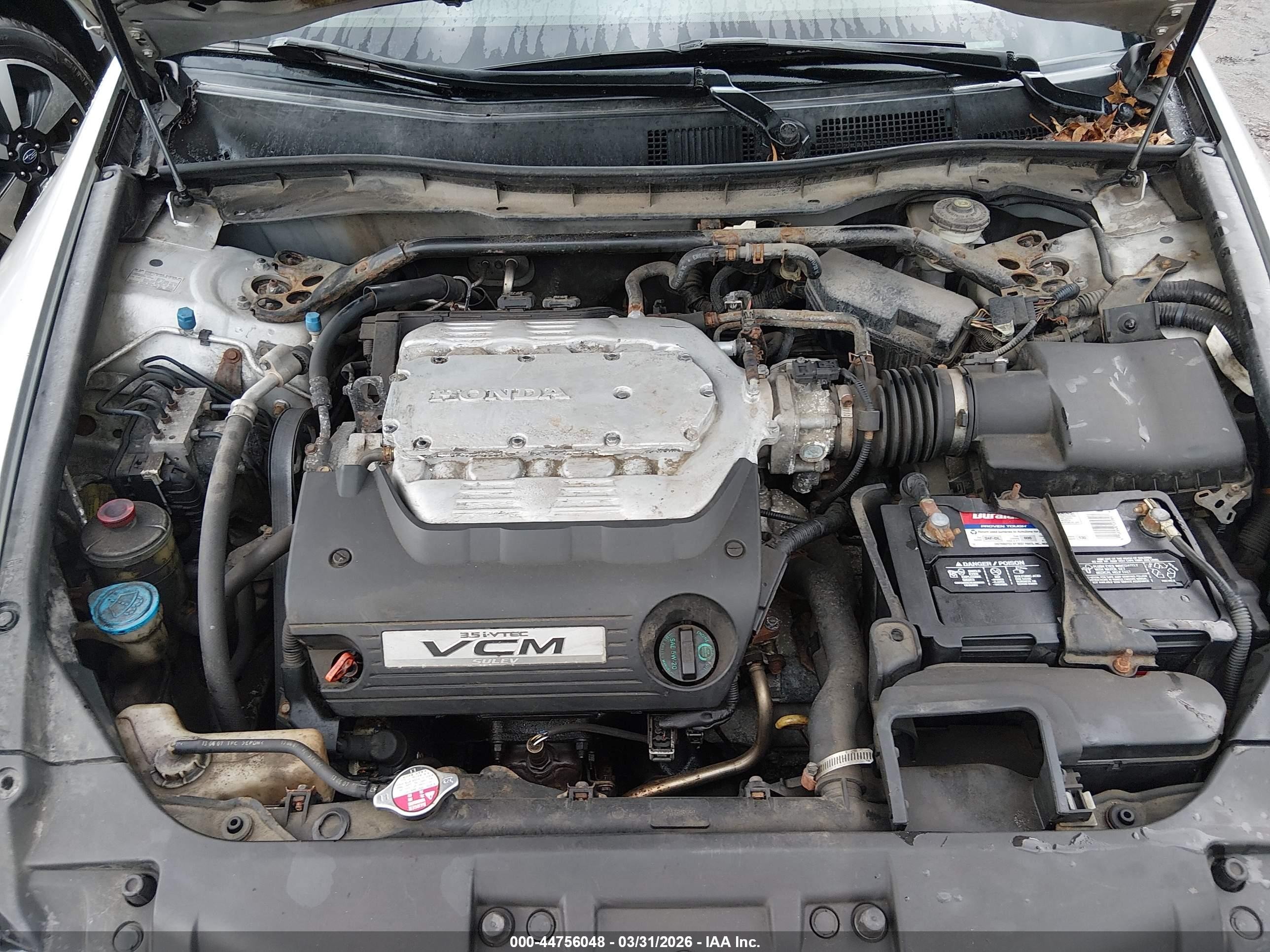 2008 Honda Accord 3.5 Ex-l Silver vin: 1HGCP36878A001824