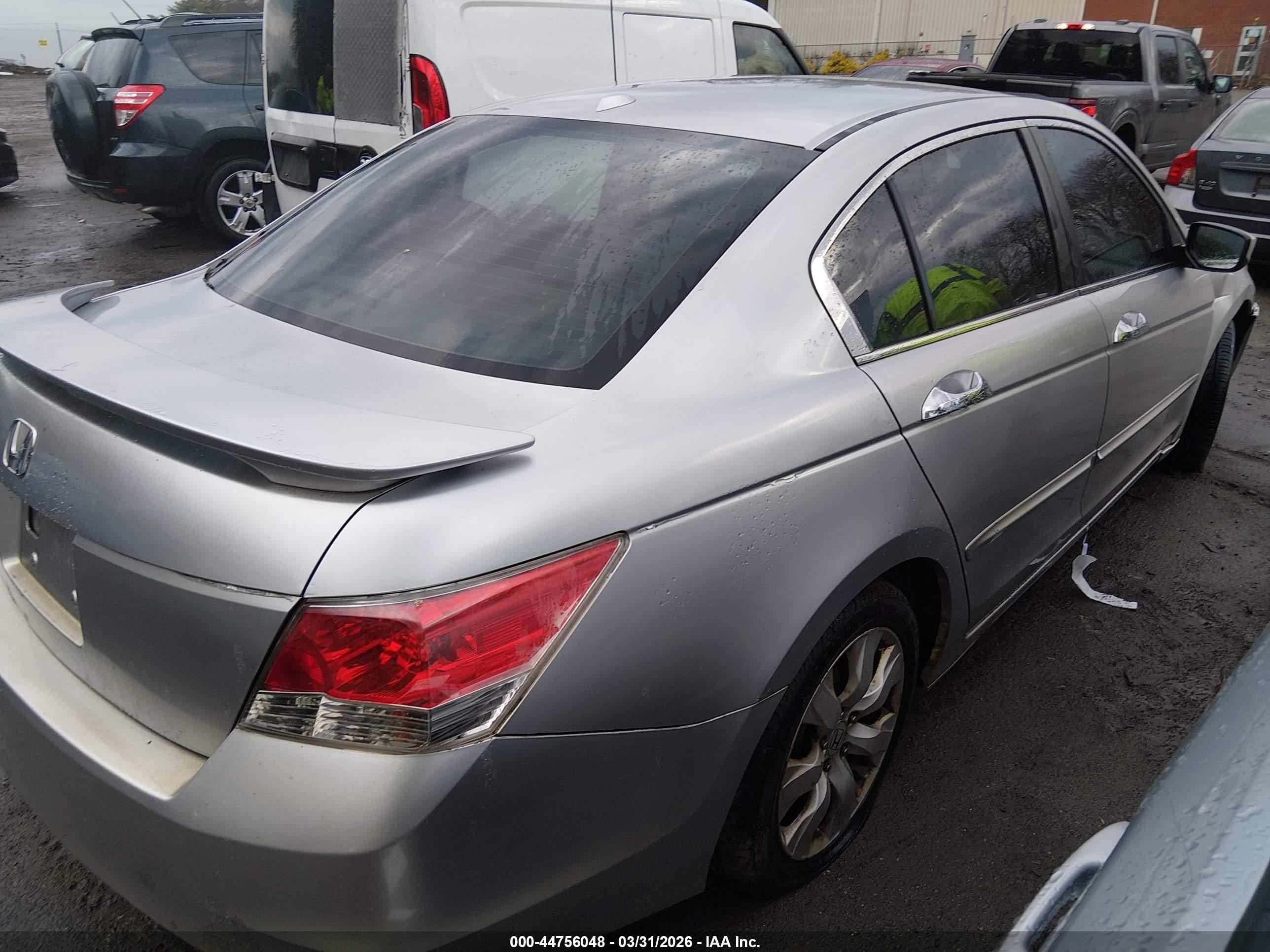 2008 Honda Accord 3.5 Ex-l Silver vin: 1HGCP36878A001824