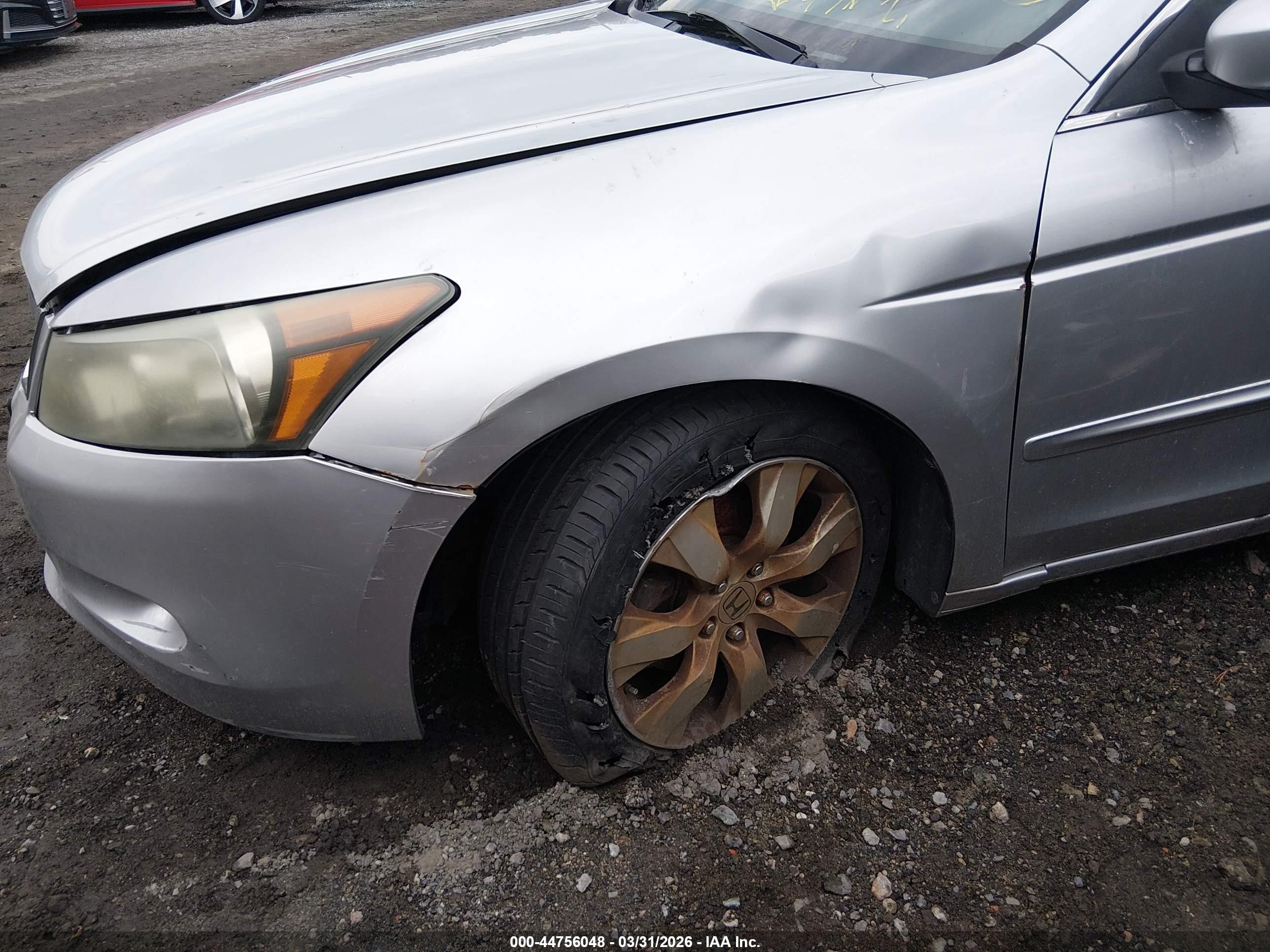 2008 Honda Accord 3.5 Ex-l Silver vin: 1HGCP36878A001824