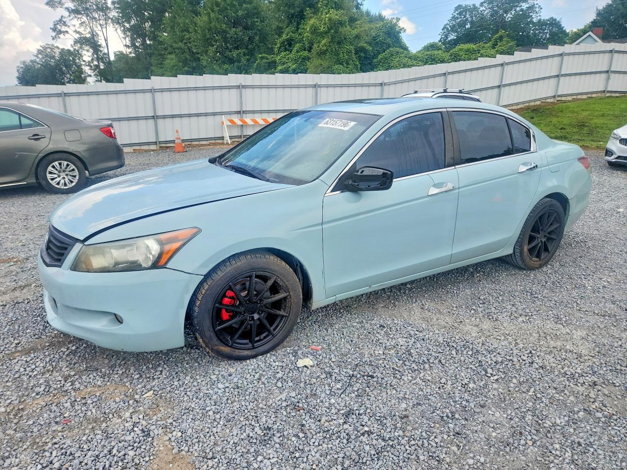 2008 Honda Accord Exl Blue vin: 1HGCP36878A002195