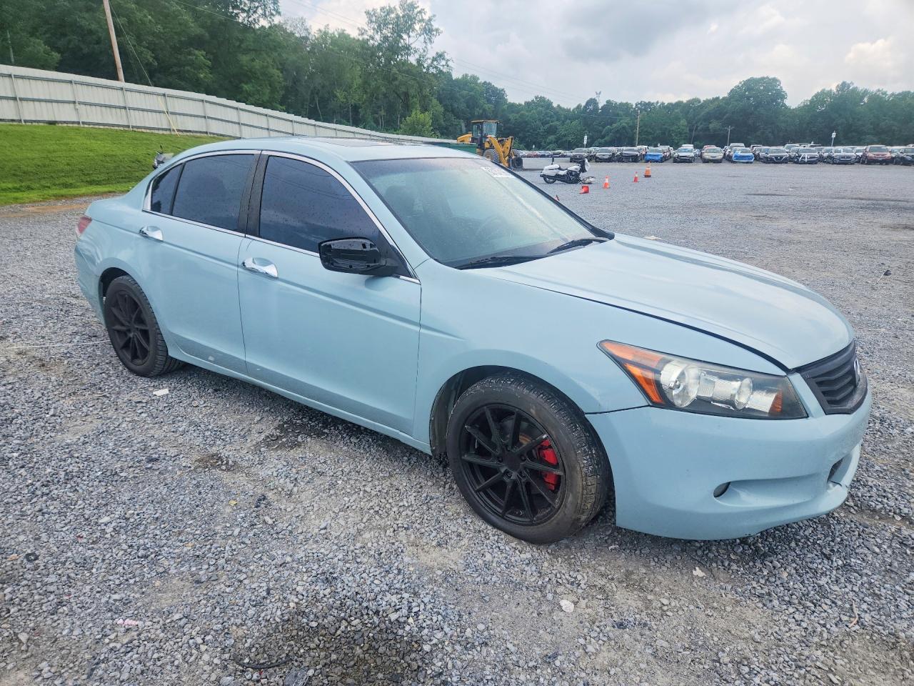2008 Honda Accord Exl Blue vin: 1HGCP36878A002195