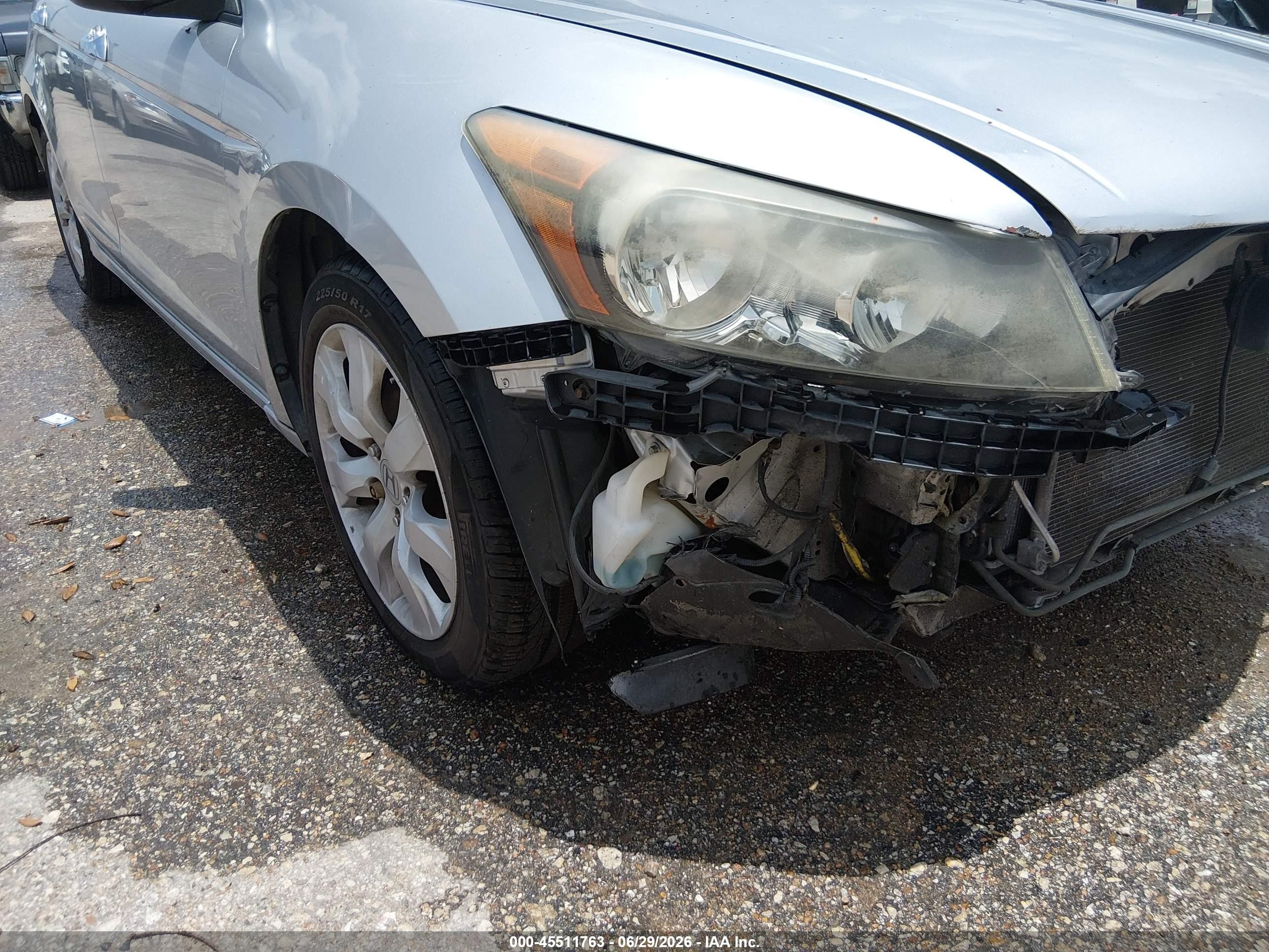 2008 Honda Accord 3.5 Ex-l Silver vin: 1HGCP36878A003508