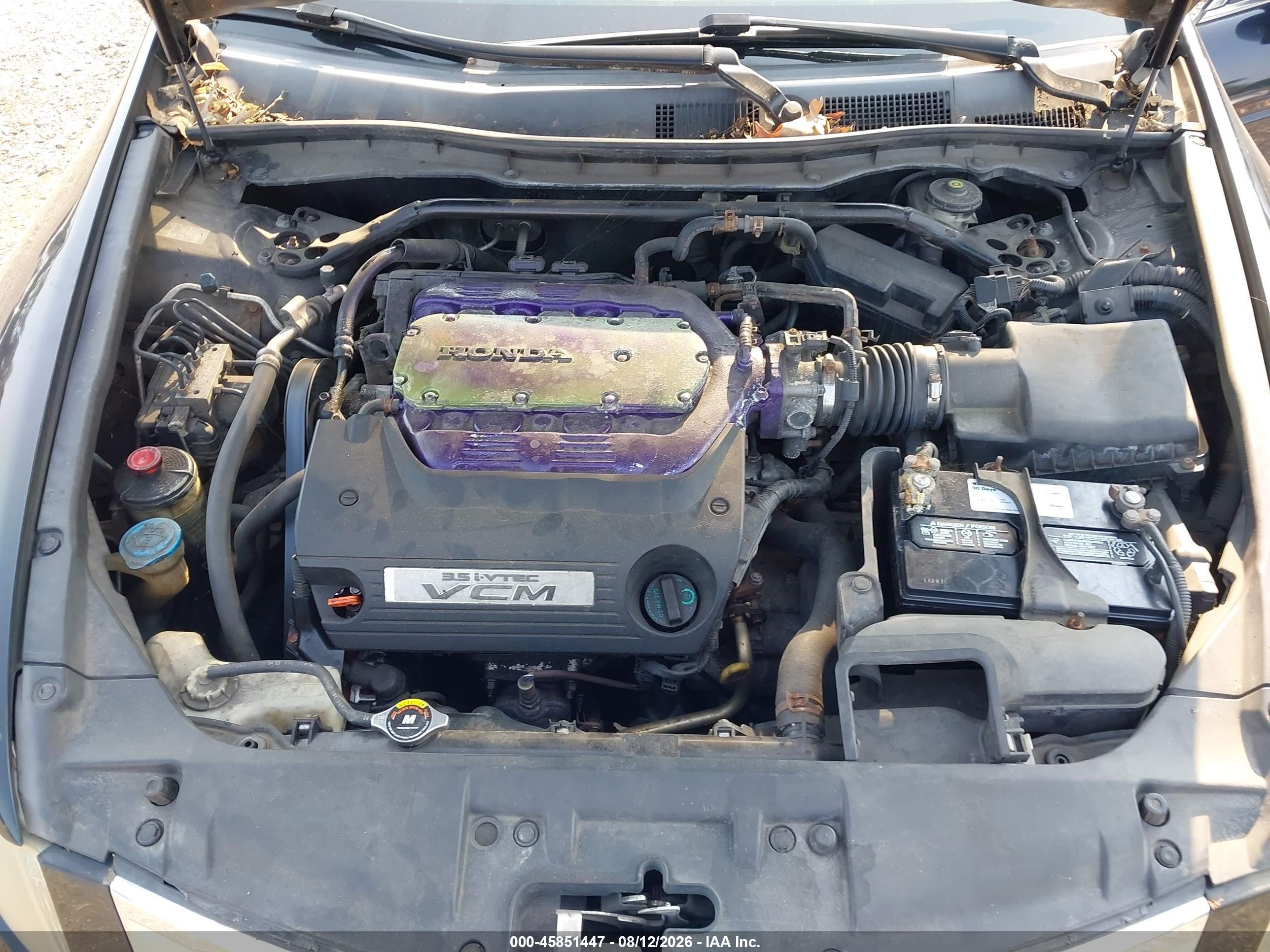 2008 Honda Accord 3.5 Ex-l Black vin: 1HGCP36878A006473