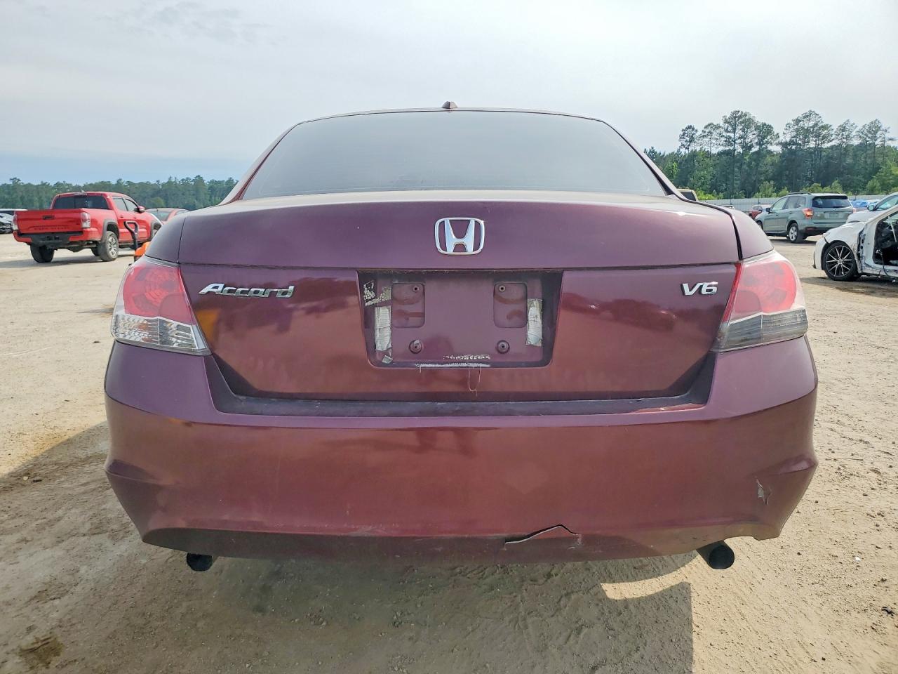 2008 Honda Accord Exl Maroon vin: 1HGCP36878A008708