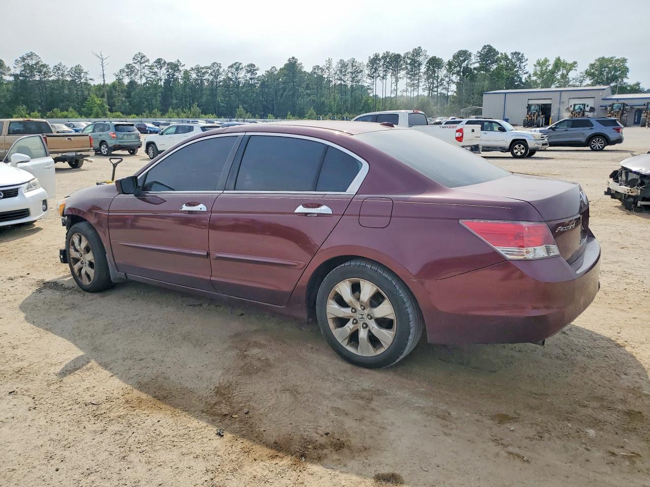 2008 Honda Accord Exl Maroon vin: 1HGCP36878A008708