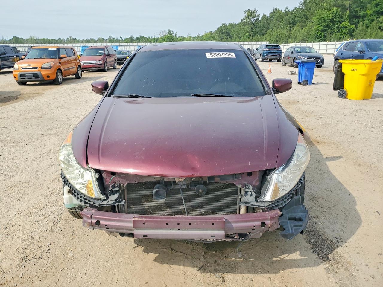 2008 Honda Accord Exl Maroon vin: 1HGCP36878A008708