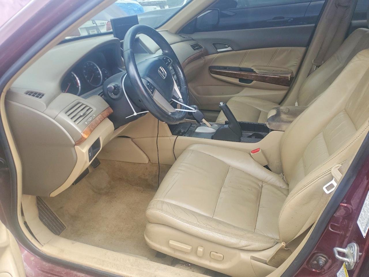 2008 Honda Accord Exl Maroon vin: 1HGCP36878A008708