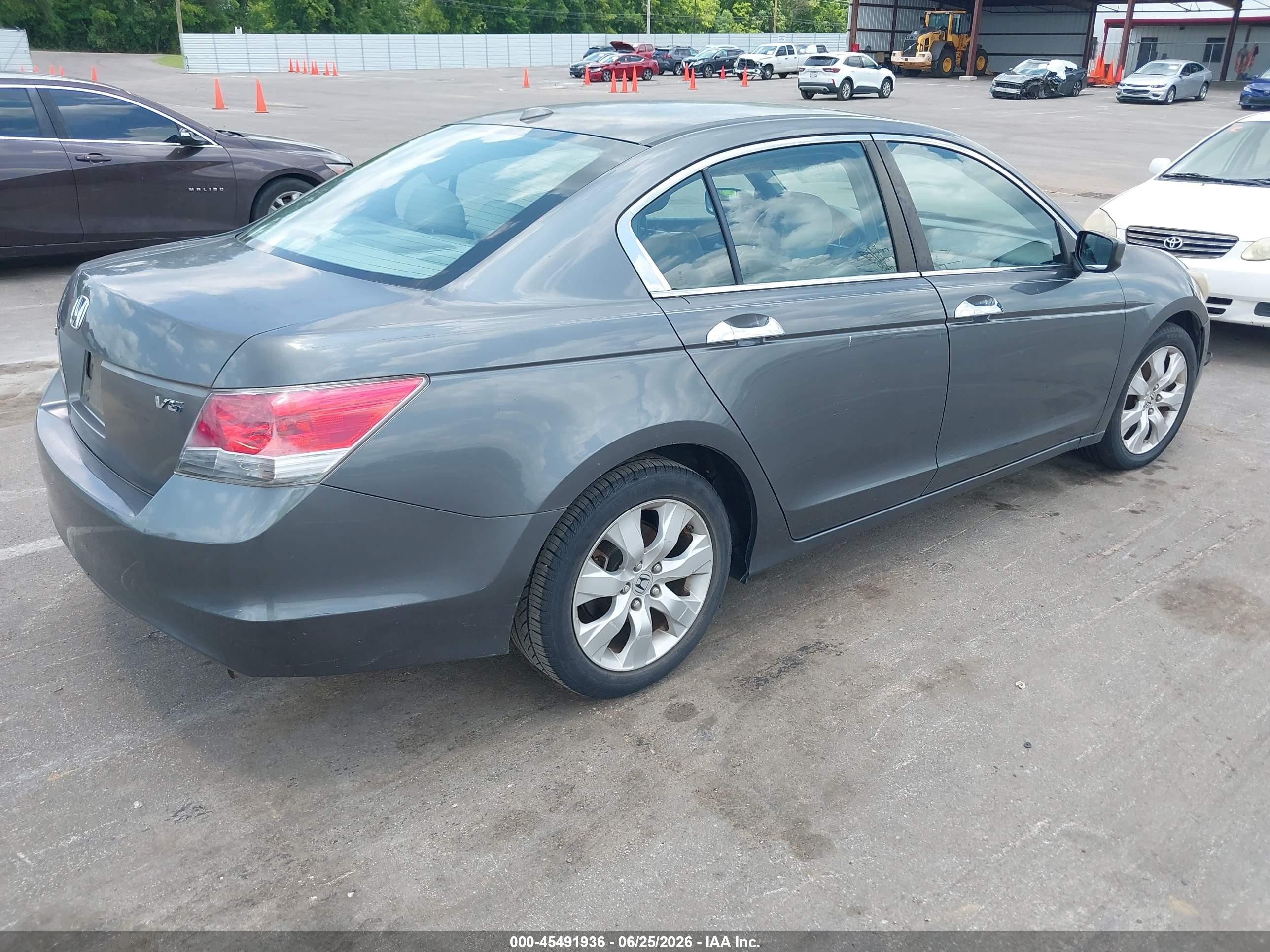 2008 Honda Accord 3.5 Ex-l Gray vin: 1HGCP36878A030336