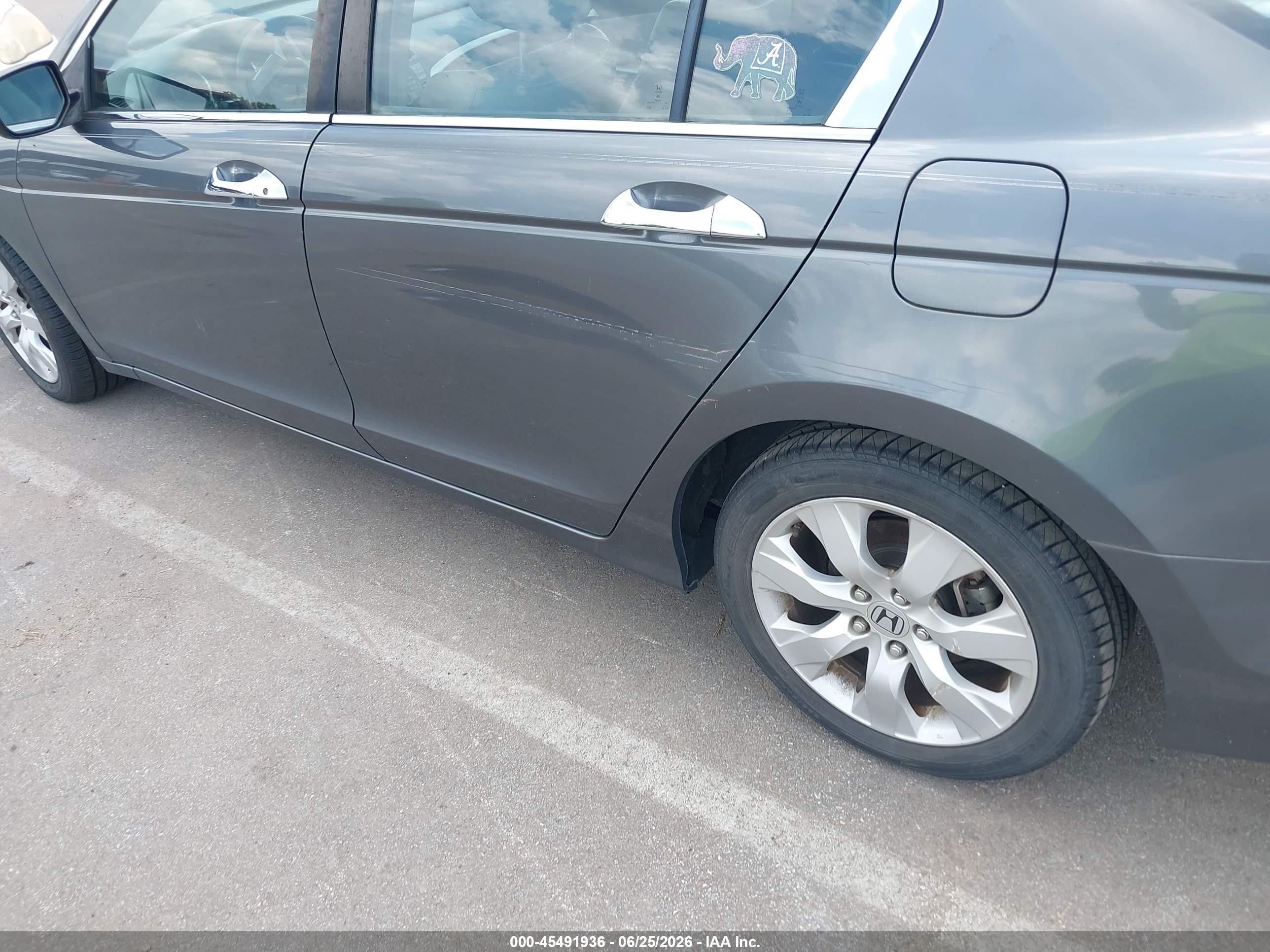 2008 Honda Accord 3.5 Ex-l Gray vin: 1HGCP36878A030336