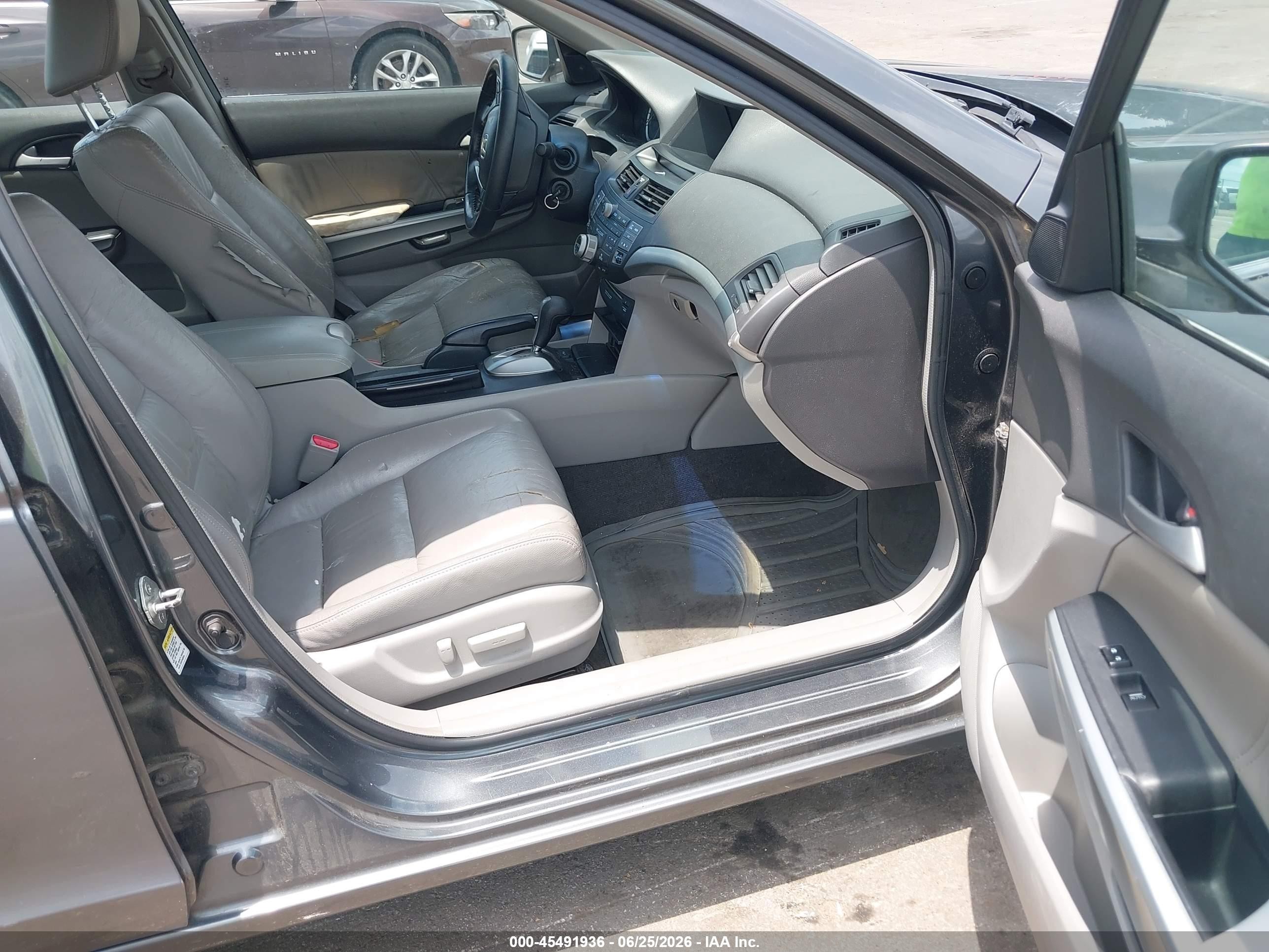 2008 Honda Accord 3.5 Ex-l Gray vin: 1HGCP36878A030336