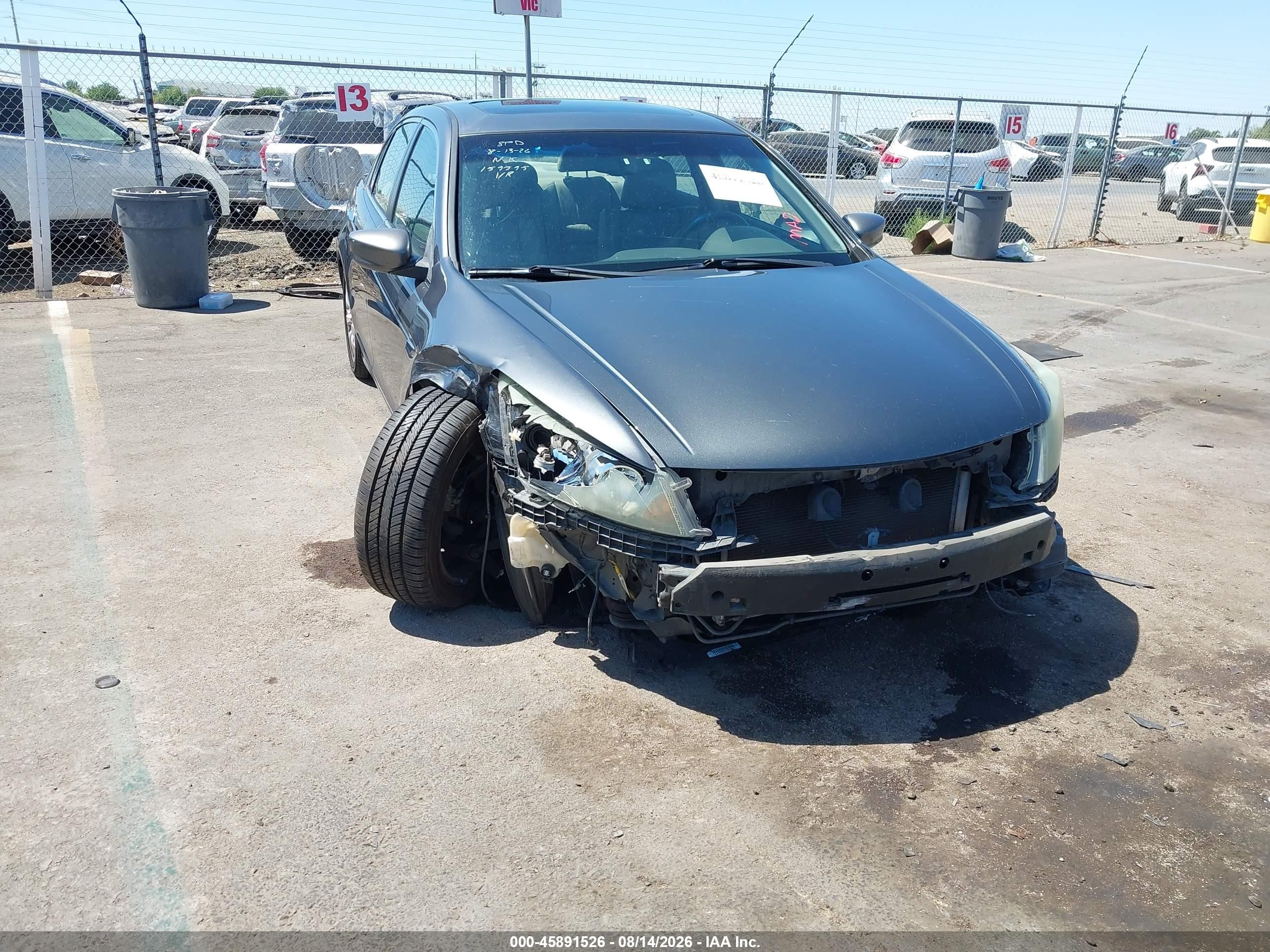 2008 Honda Accord 3.5 Ex-l Gray vin: 1HGCP36878A032829