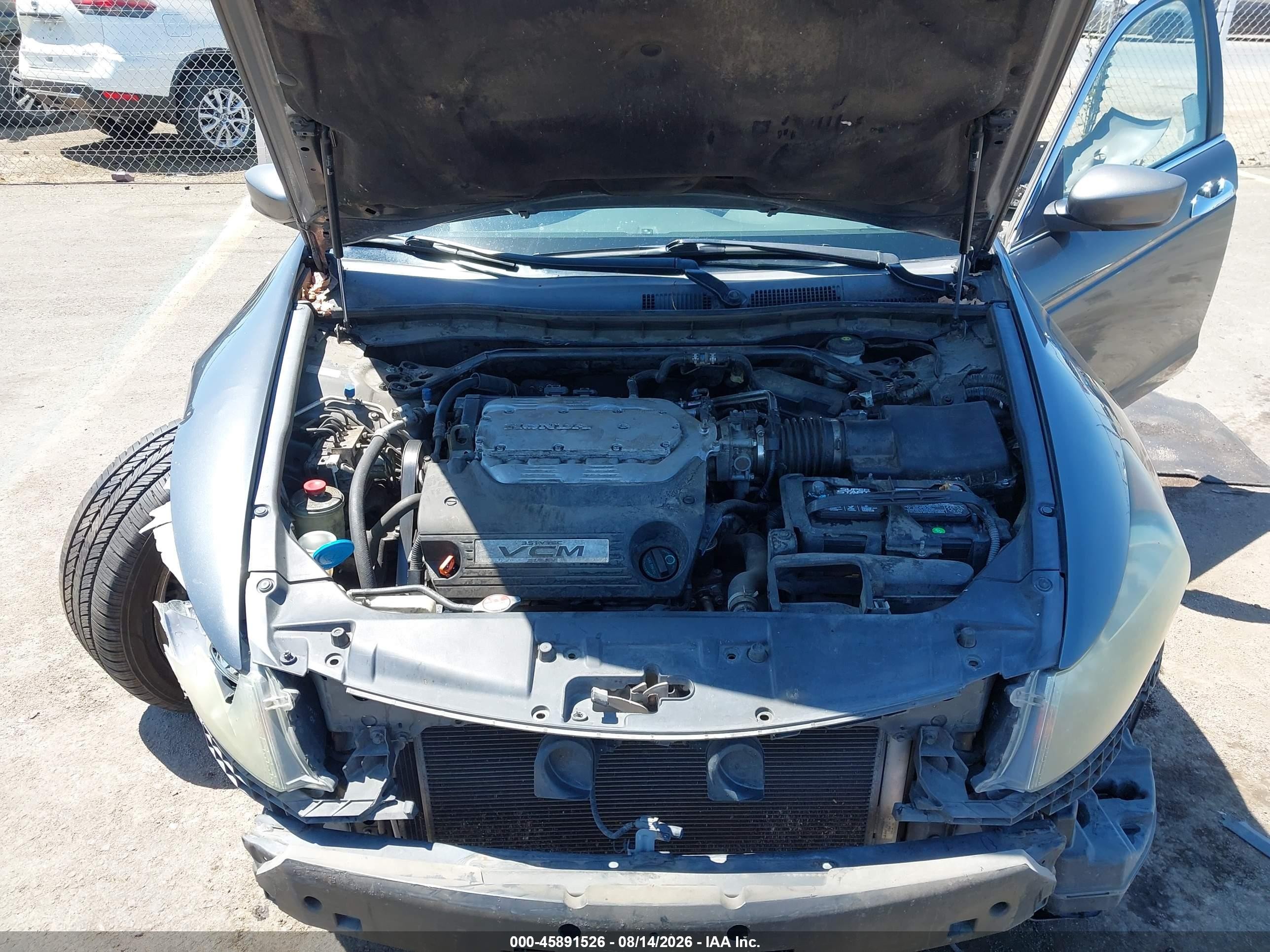 2008 Honda Accord 3.5 Ex-l Gray vin: 1HGCP36878A032829