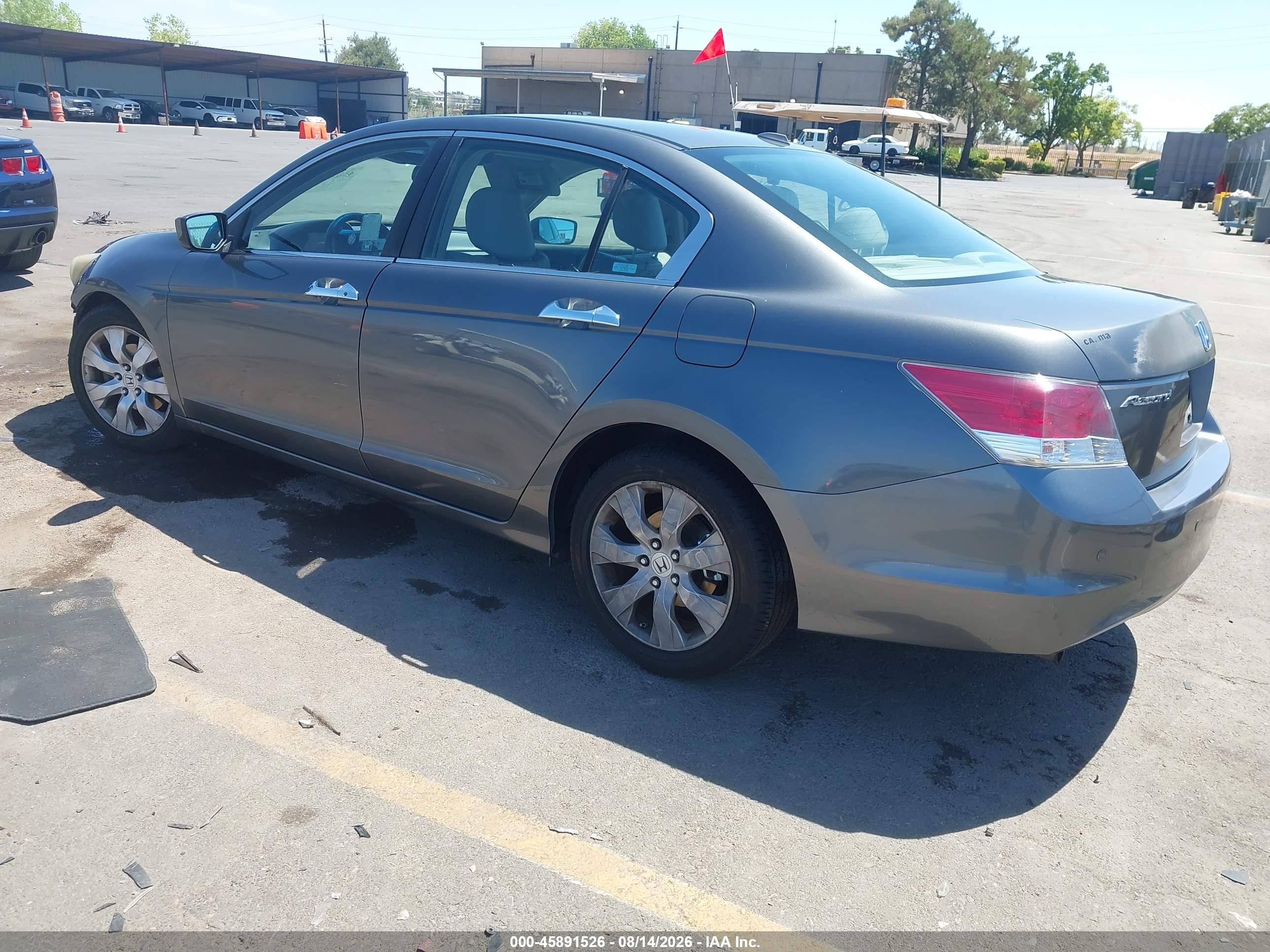 2008 Honda Accord 3.5 Ex-l Gray vin: 1HGCP36878A032829
