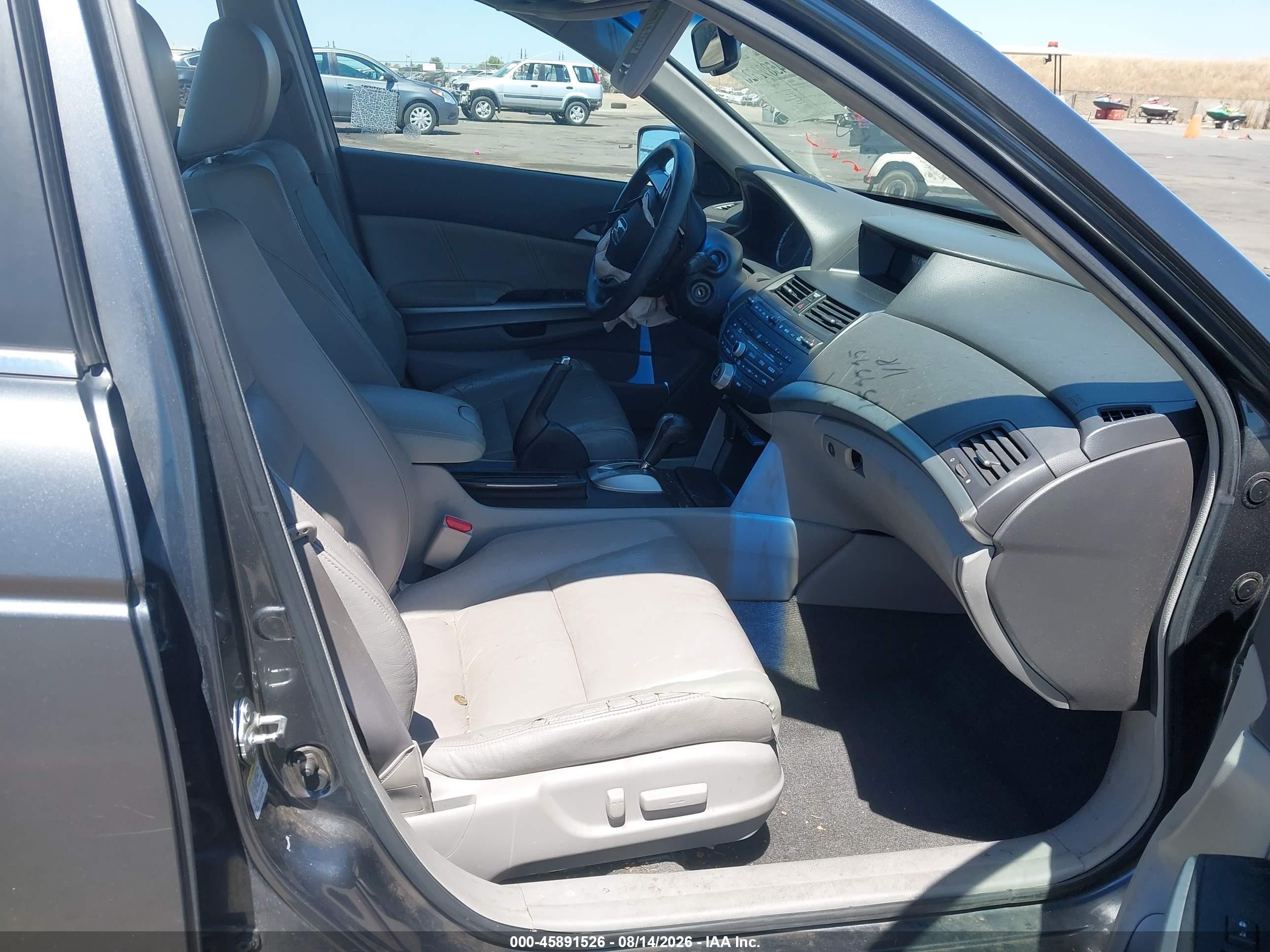 2008 Honda Accord 3.5 Ex-l Gray vin: 1HGCP36878A032829