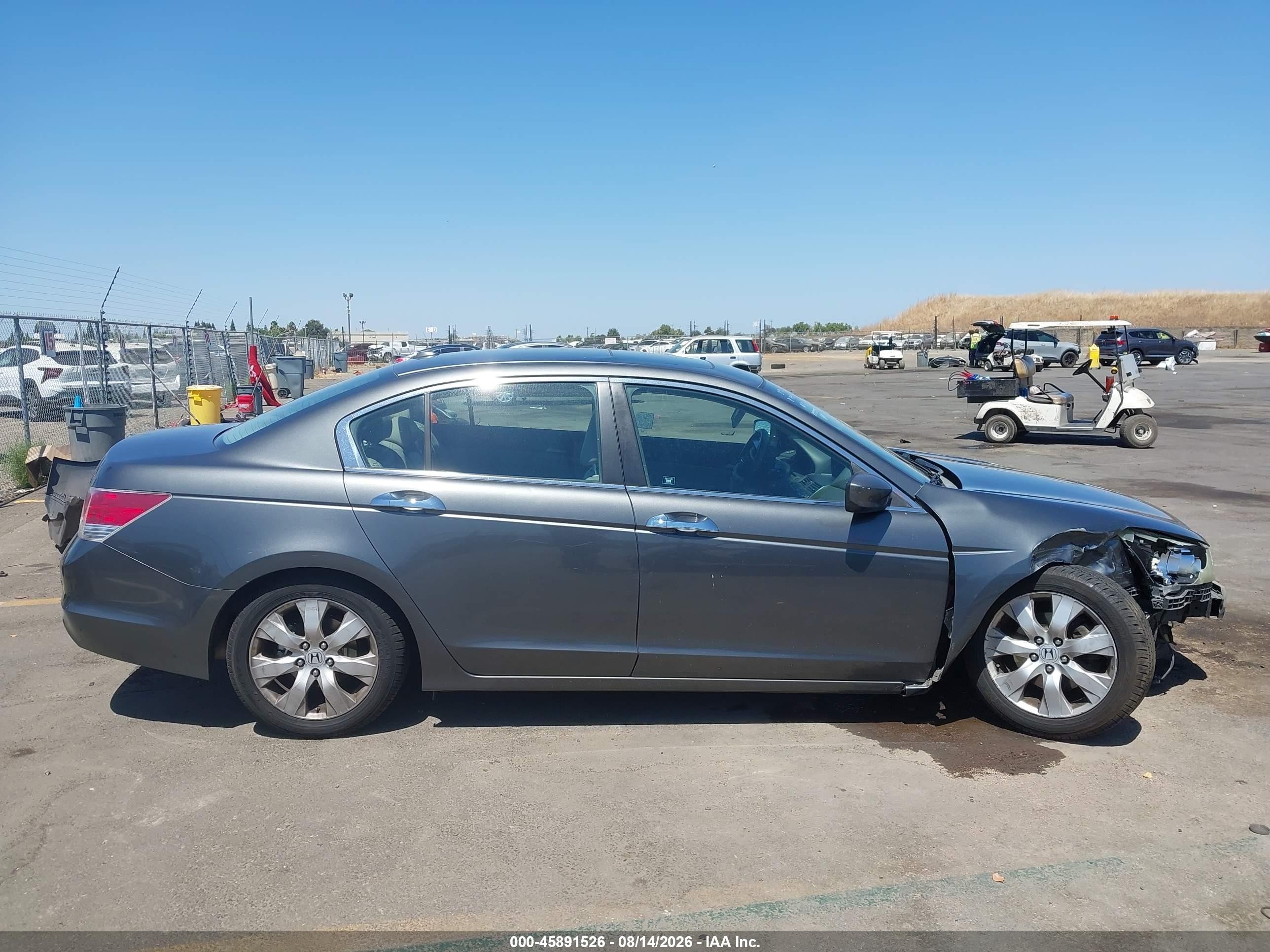2008 Honda Accord 3.5 Ex-l Gray vin: 1HGCP36878A032829