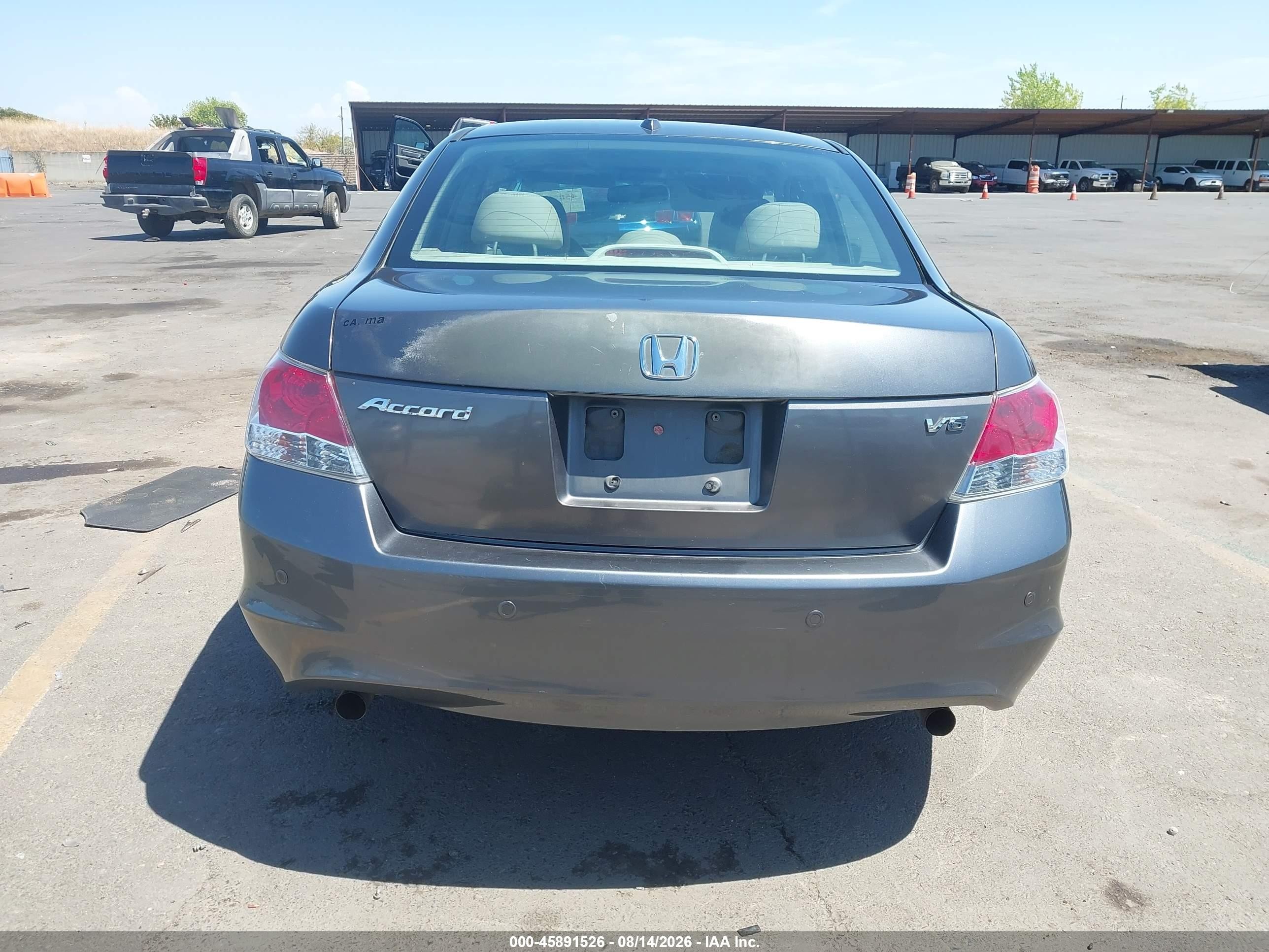 2008 Honda Accord 3.5 Ex-l Gray vin: 1HGCP36878A032829