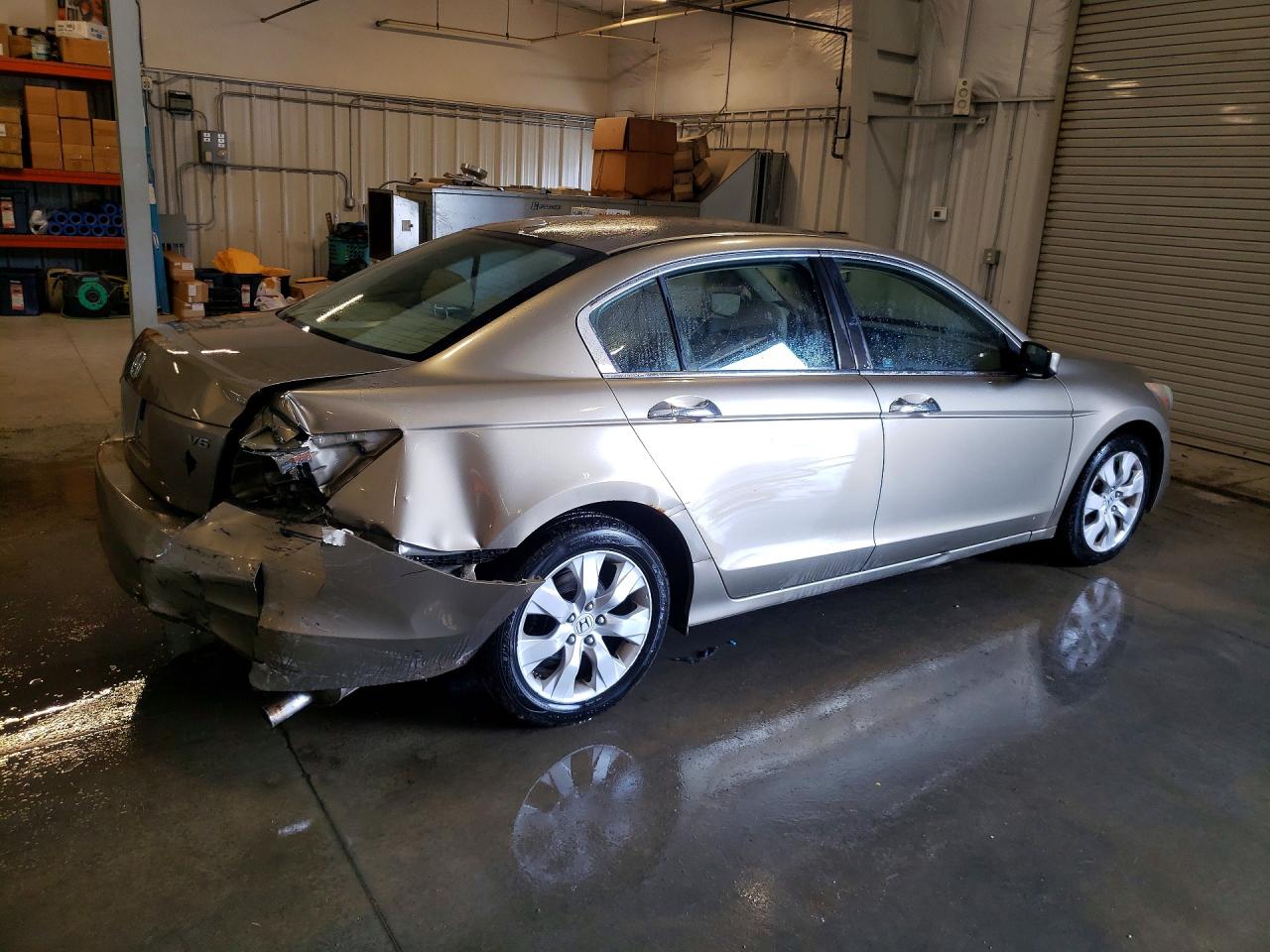 2008 Honda Accord Exl Золотой vin: 1HGCP36878A035505