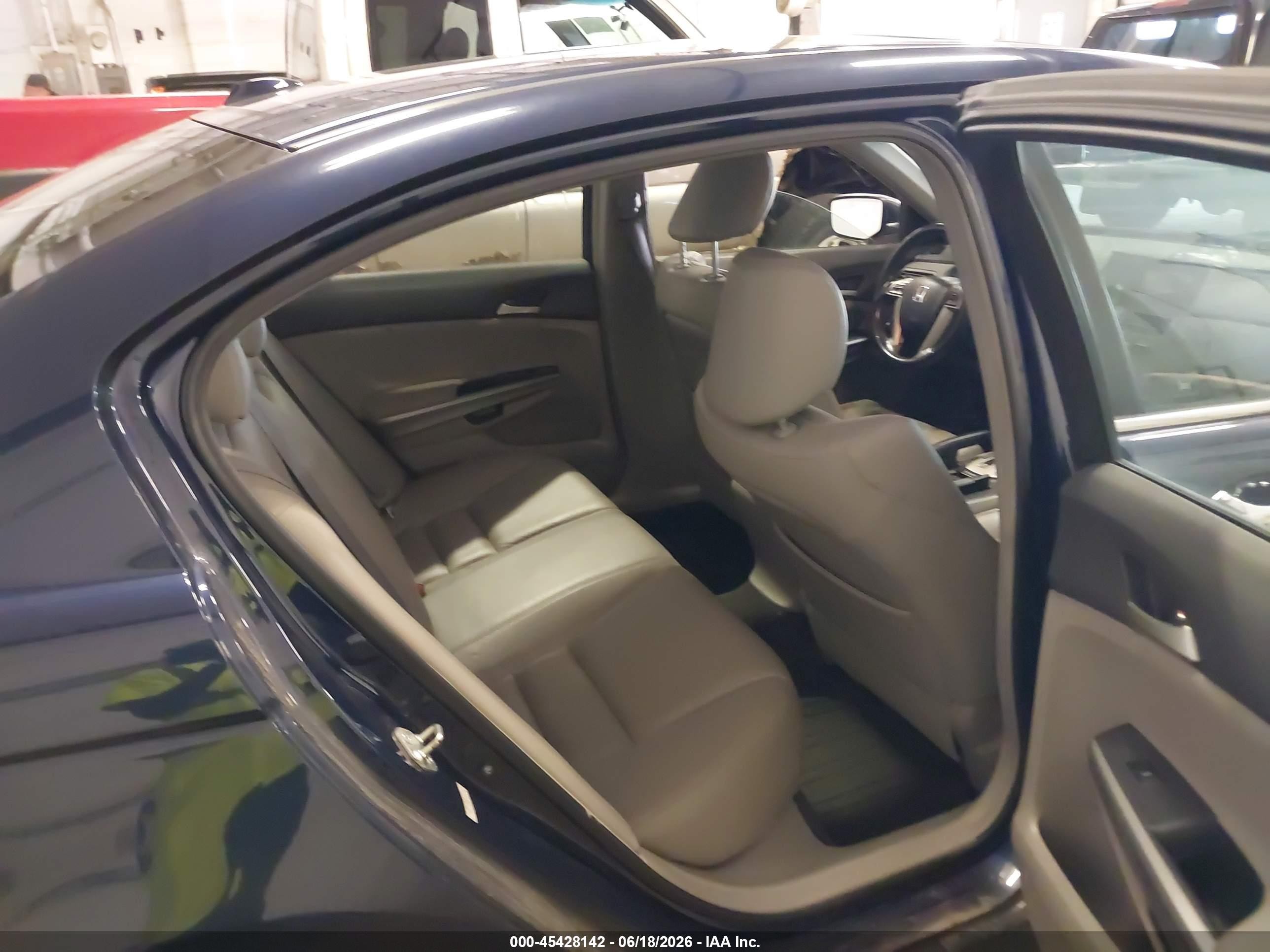 2008 Honda Accord 3.5 Ex-l Blue vin: 1HGCP36878A045094