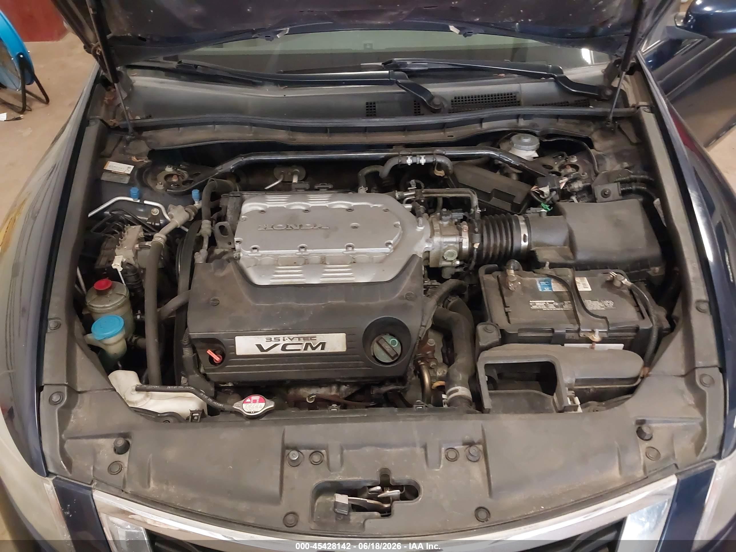 2008 Honda Accord 3.5 Ex-l Blue vin: 1HGCP36878A045094