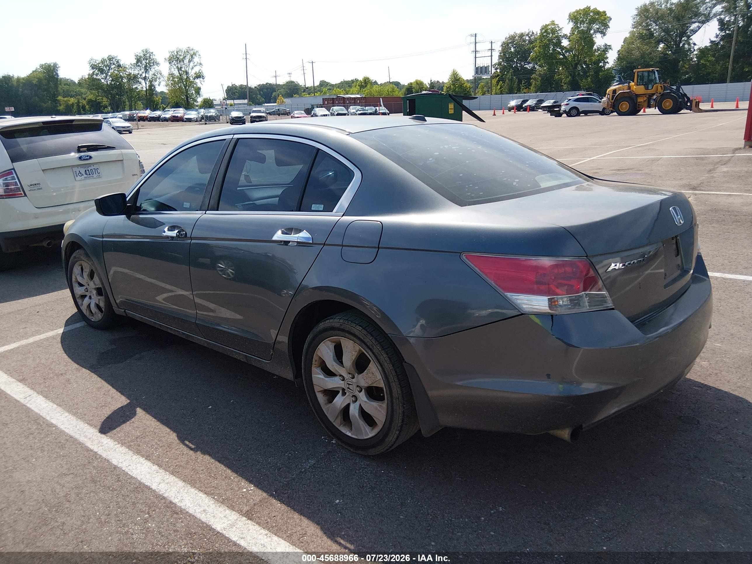2008 Honda Accord 3.5 Ex-l Gray vin: 1HGCP36878A045192