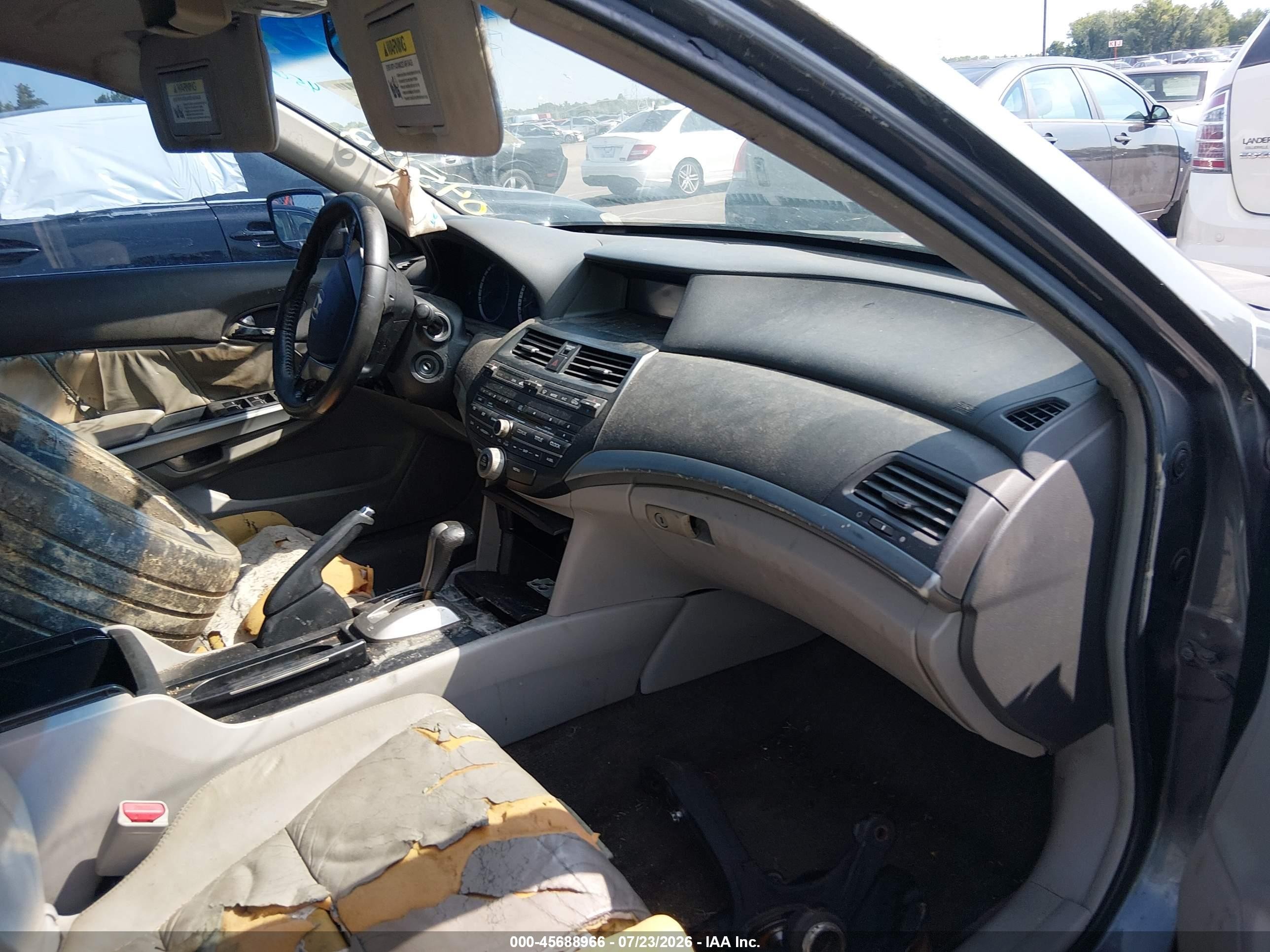 2008 Honda Accord 3.5 Ex-l Gray vin: 1HGCP36878A045192