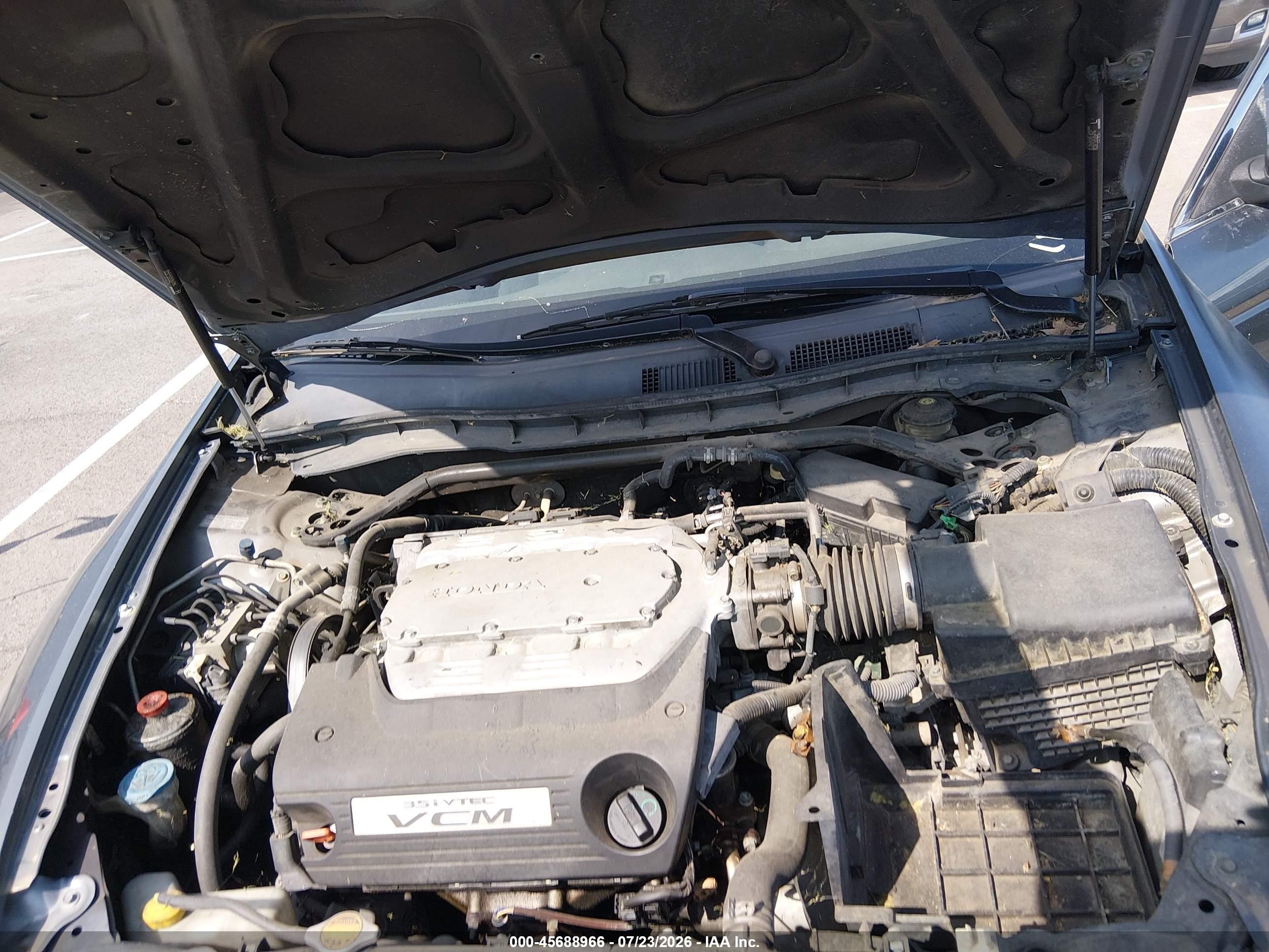2008 Honda Accord 3.5 Ex-l Gray vin: 1HGCP36878A045192