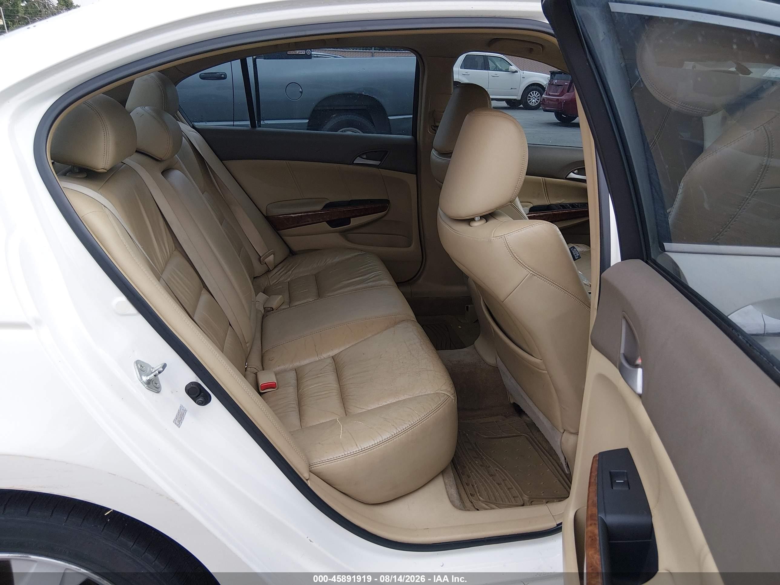 2008 Honda Accord 3.5 Ex-l Белый vin: 1HGCP36878A057178