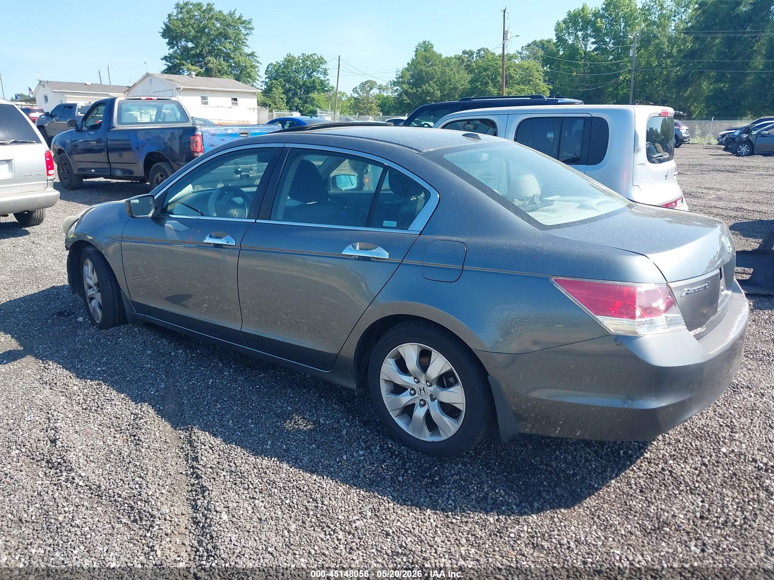 2008 Honda Accord 3.5 Ex-l Gray vin: 1HGCP36878A058377