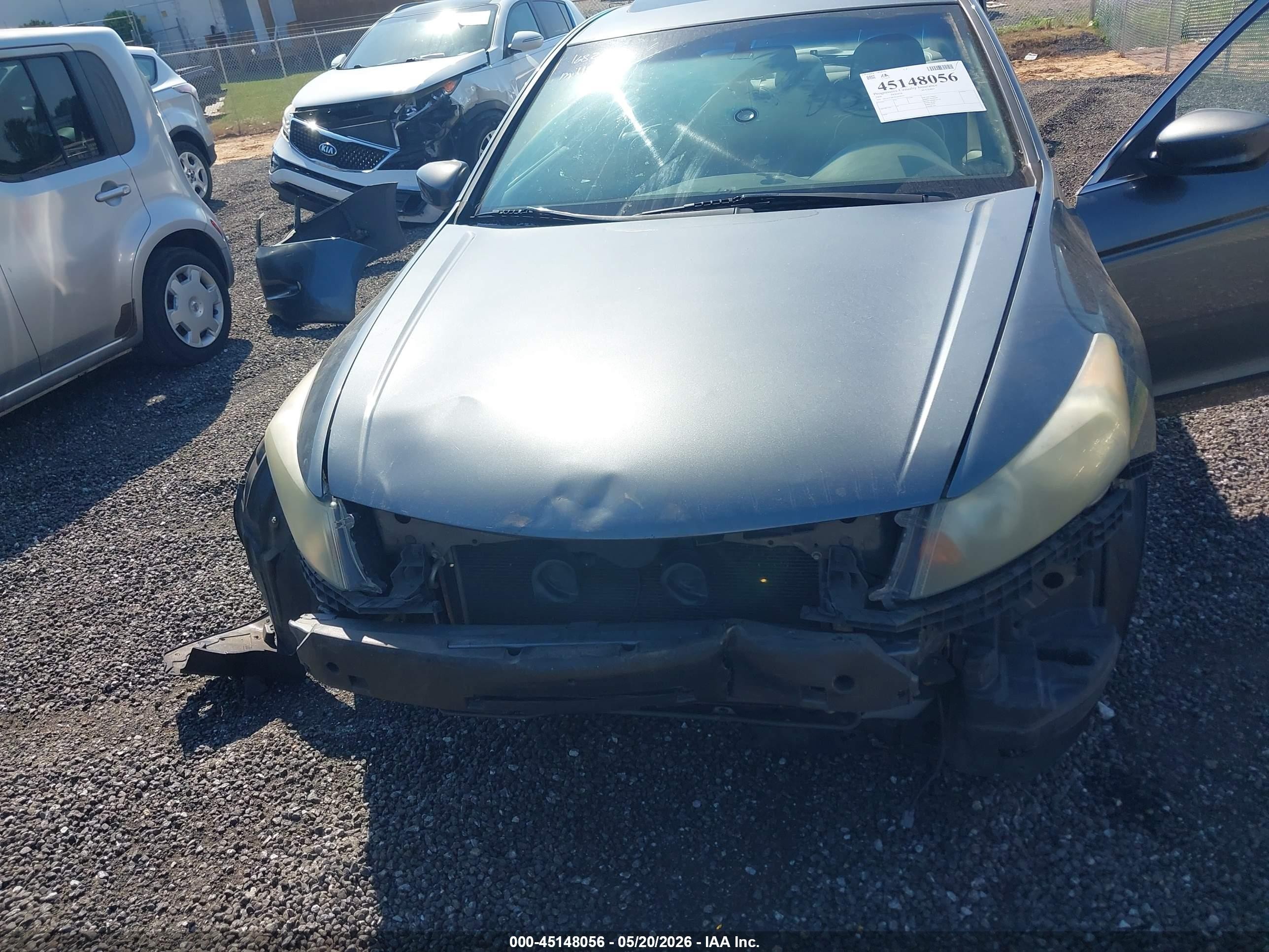 2008 Honda Accord 3.5 Ex-l Gray vin: 1HGCP36878A058377
