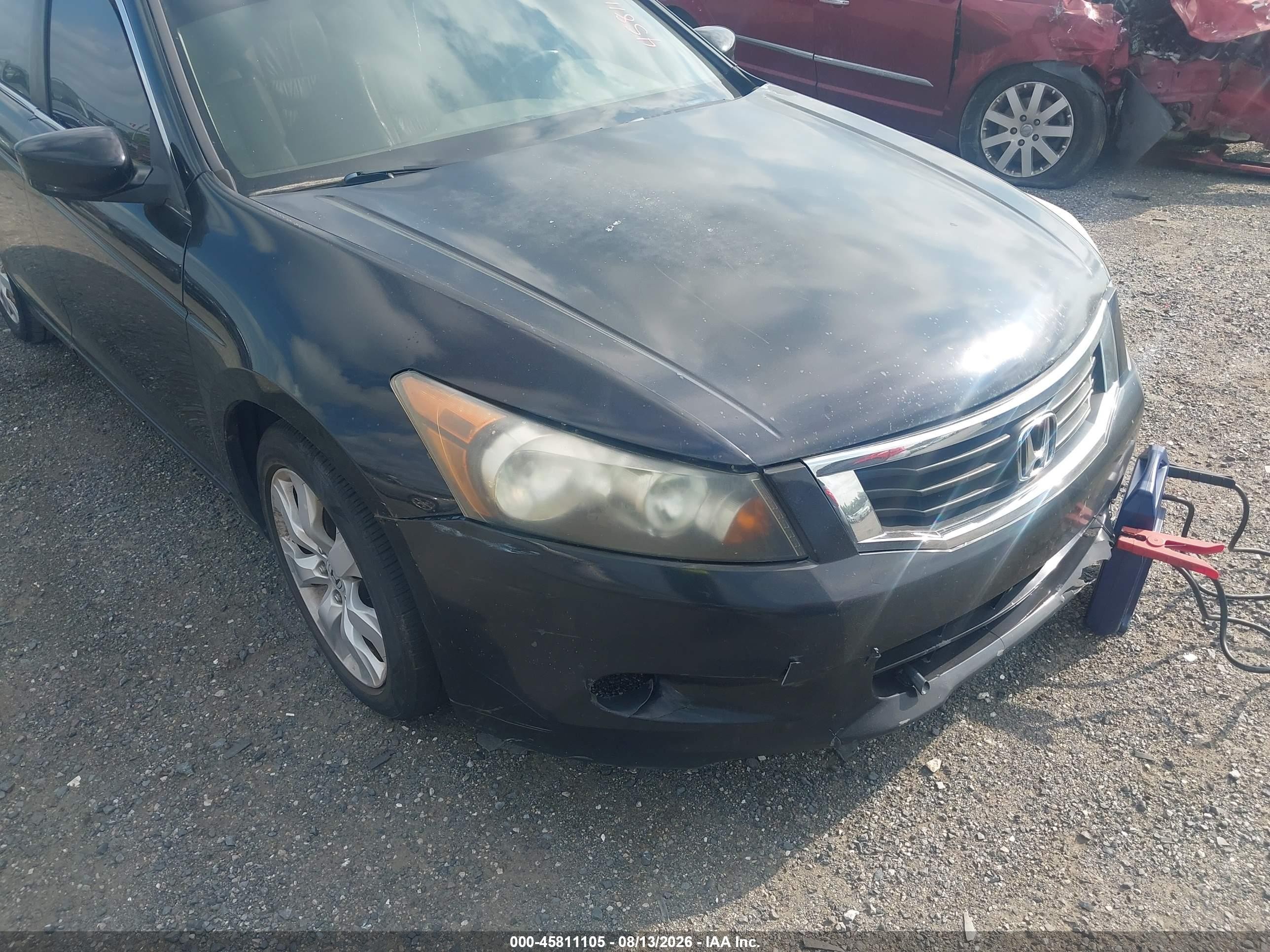 2008 Honda Accord 3.5 Ex-l Black vin: 1HGCP36878A065118