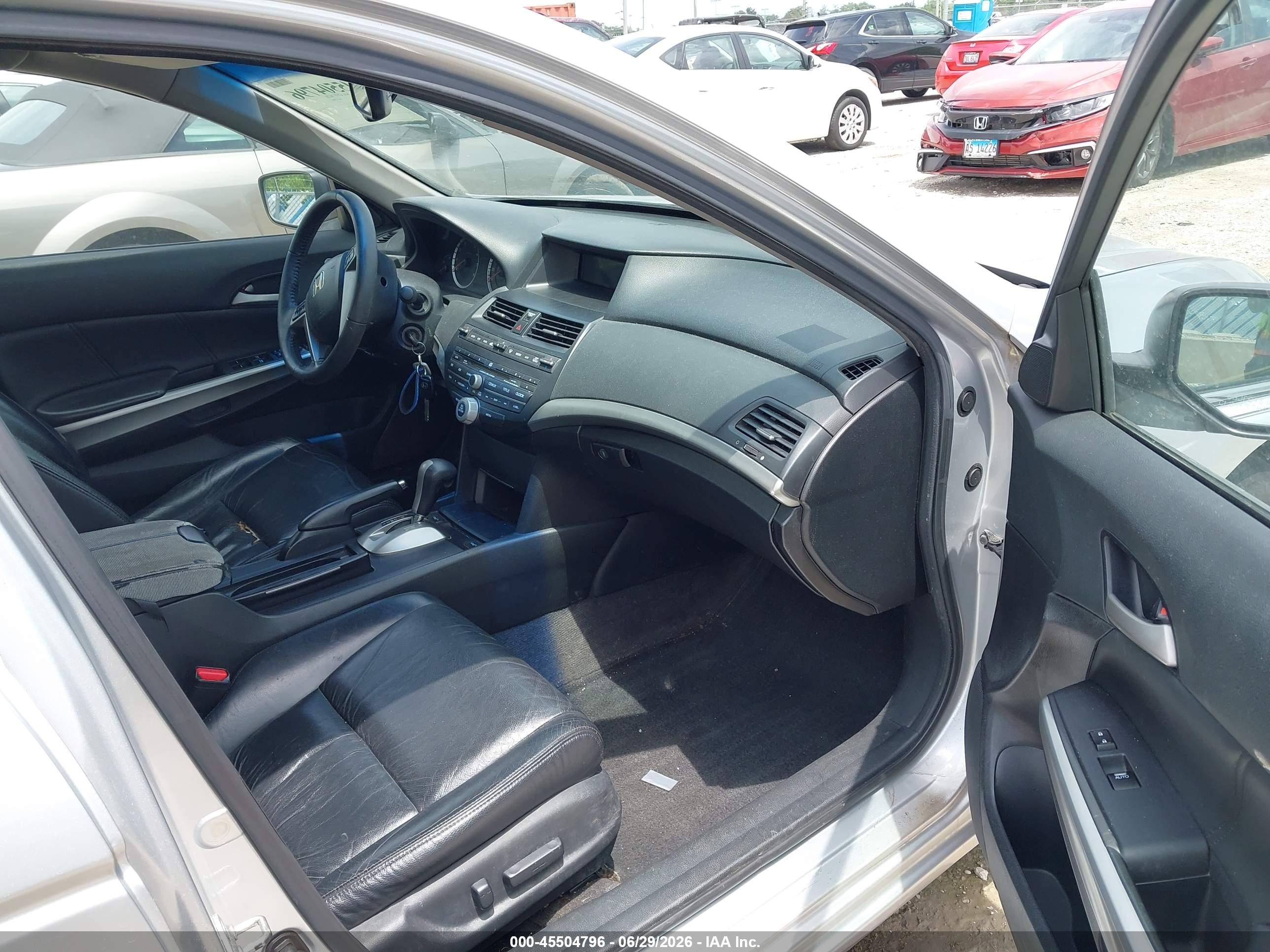 2008 Honda Accord 3.5 Ex-l Silver vin: 1HGCP36878A067287