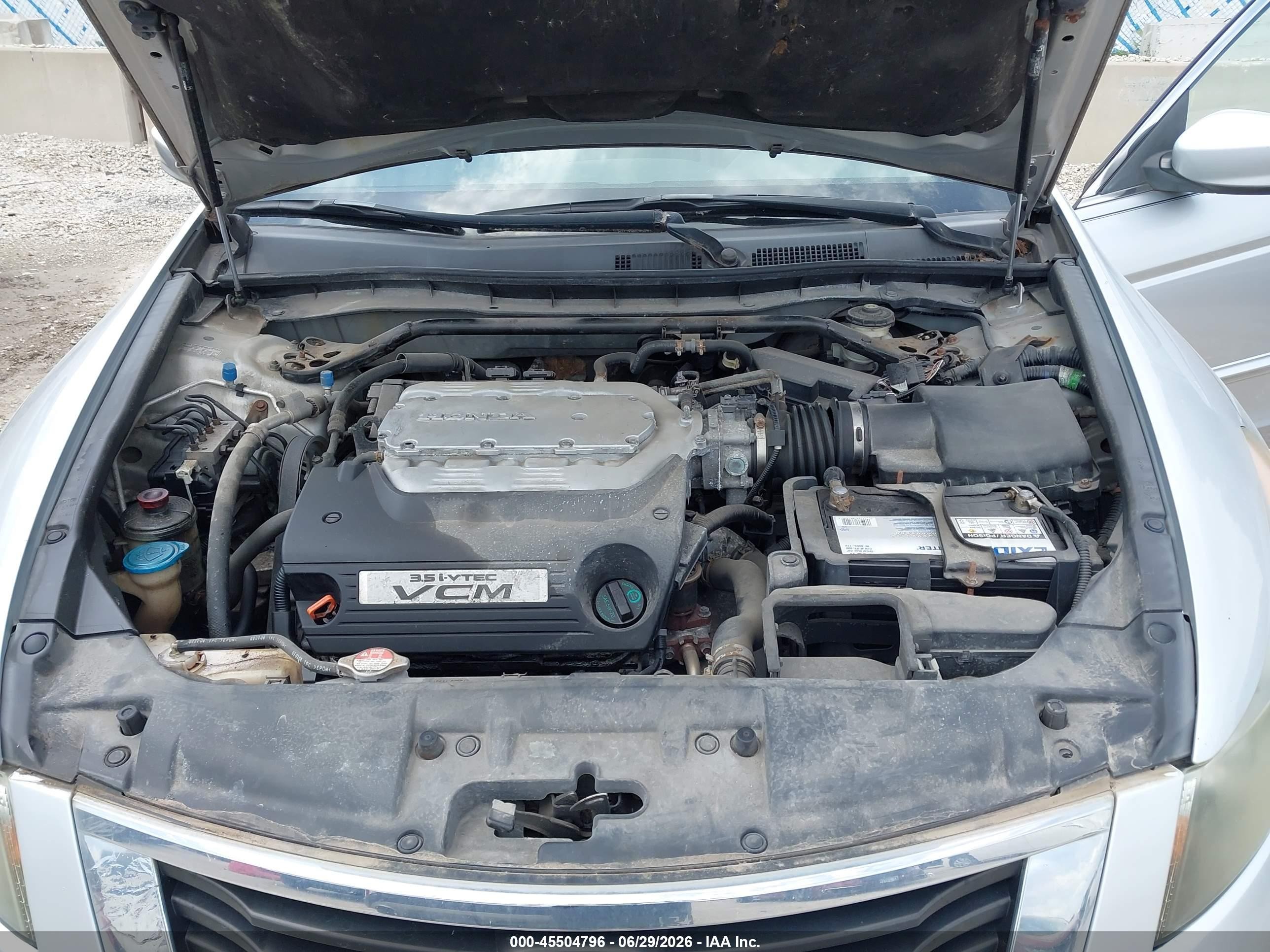 2008 Honda Accord 3.5 Ex-l Silver vin: 1HGCP36878A067287