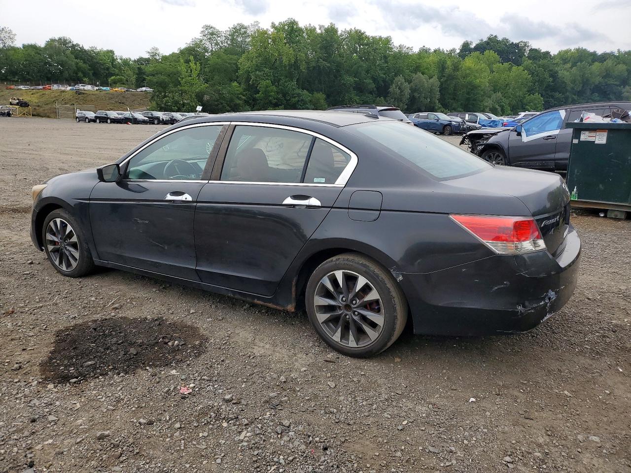 2008 Honda Accord Exl Black vin: 1HGCP36878A071582