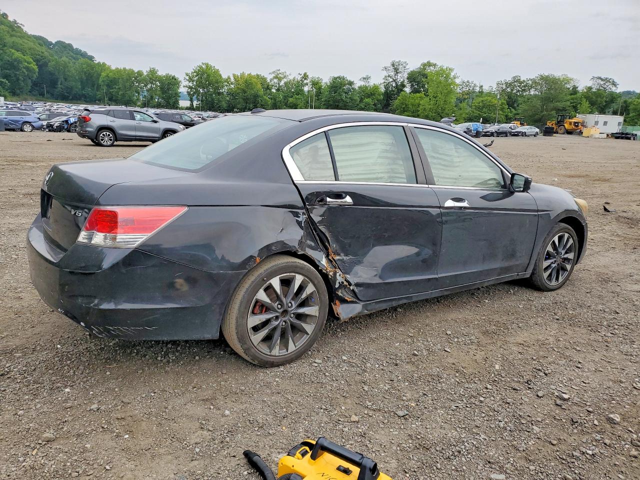 2008 Honda Accord Exl Black vin: 1HGCP36878A071582