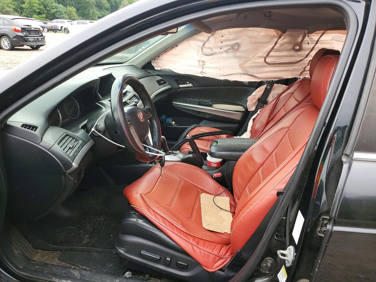 2008 Honda Accord Exl Black vin: 1HGCP36878A071582