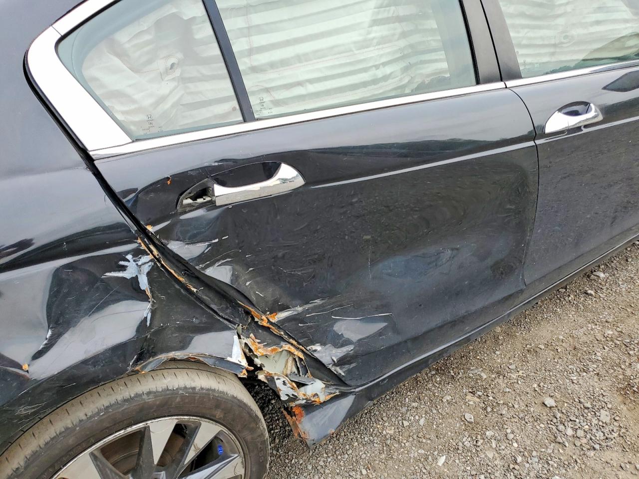 2008 Honda Accord Exl Black vin: 1HGCP36878A071582