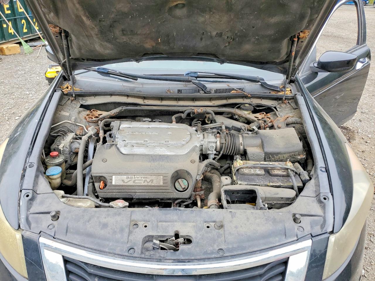 2008 Honda Accord Exl Black vin: 1HGCP36878A071582