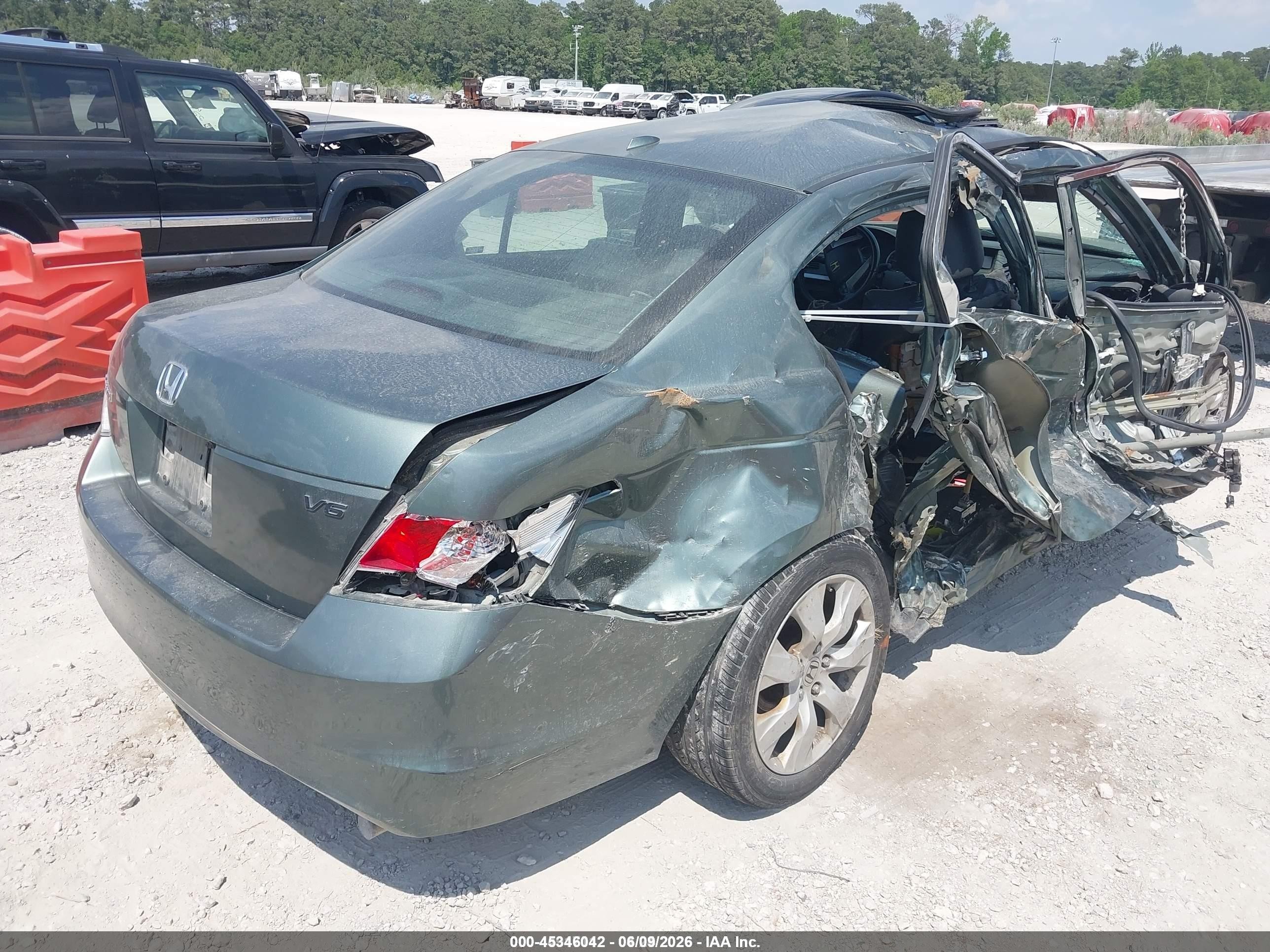 2008 Honda Accord 3.5 Ex-l Green vin: 1HGCP36878A077561