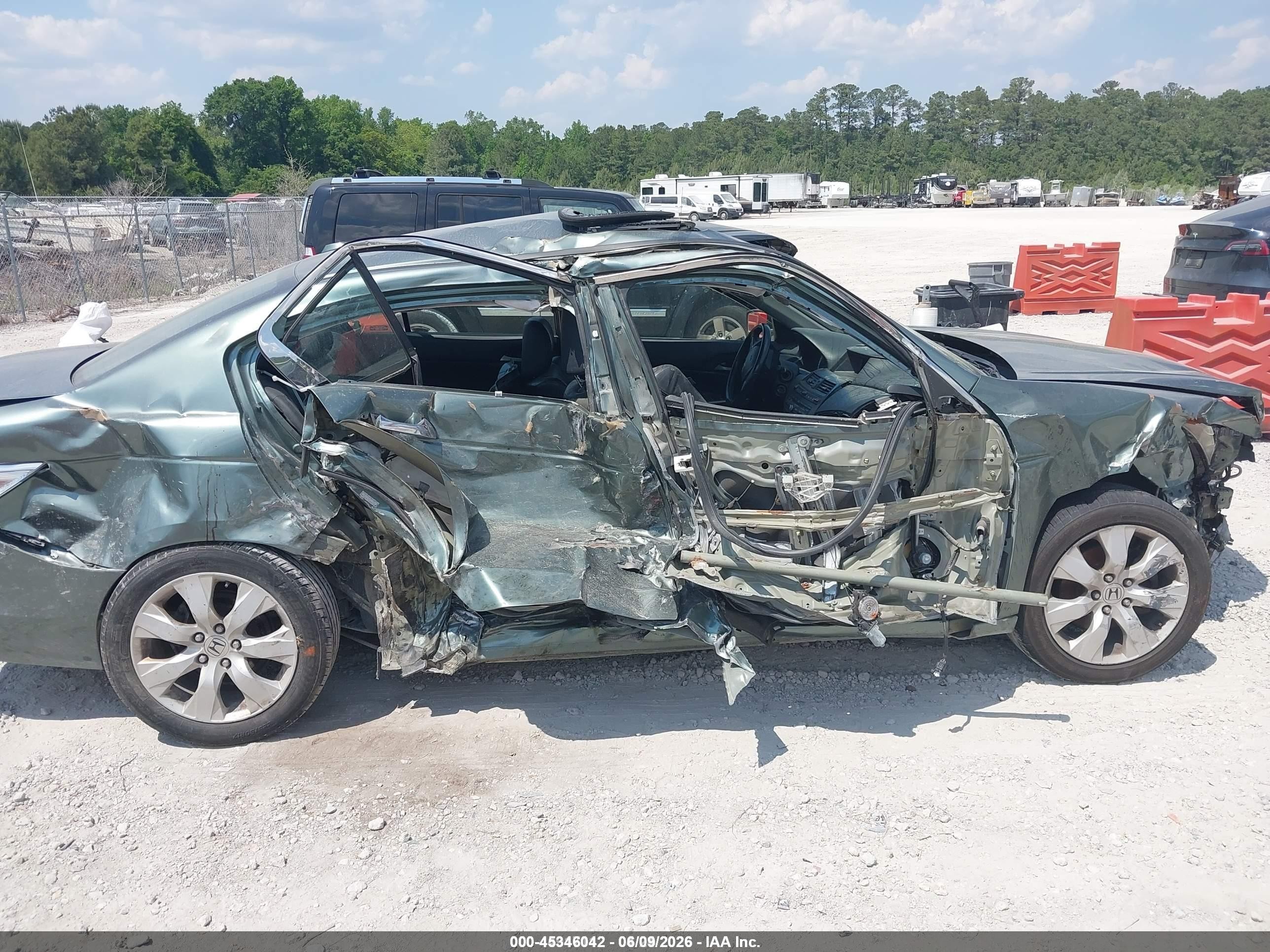 2008 Honda Accord 3.5 Ex-l Green vin: 1HGCP36878A077561