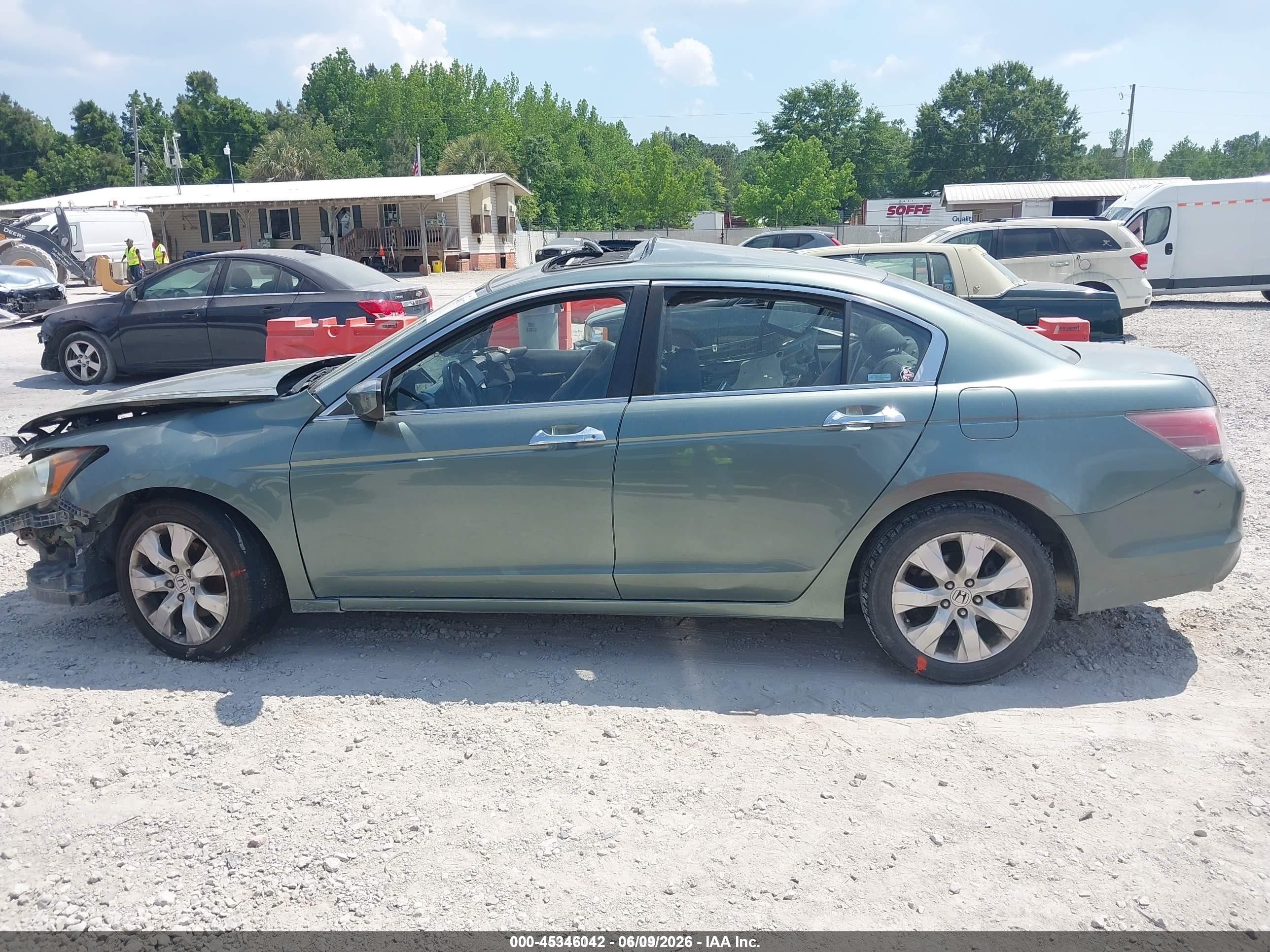 2008 Honda Accord 3.5 Ex-l Green vin: 1HGCP36878A077561