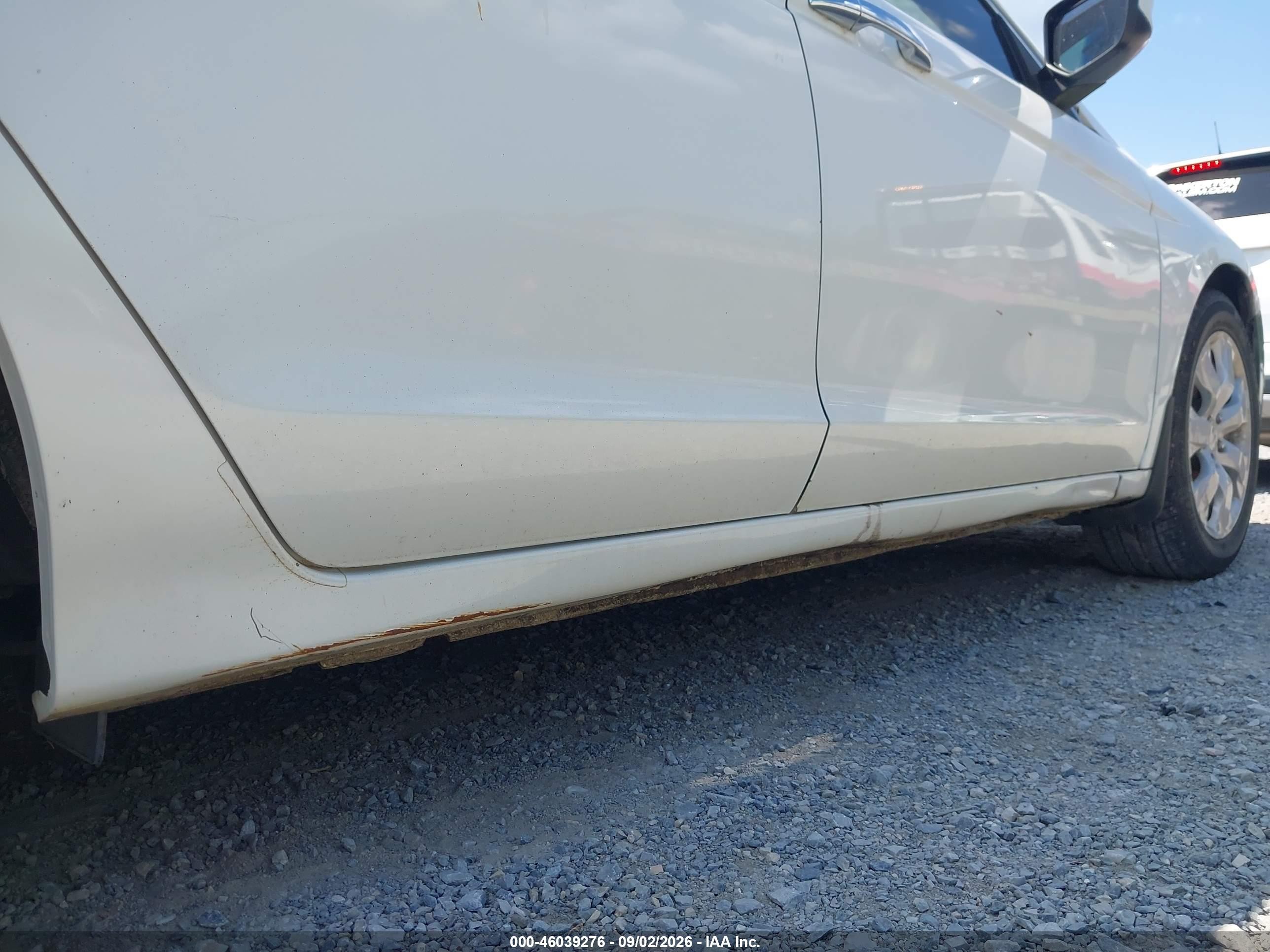 2008 Honda Accord 3.5 Ex-l White vin: 1HGCP36878A083487