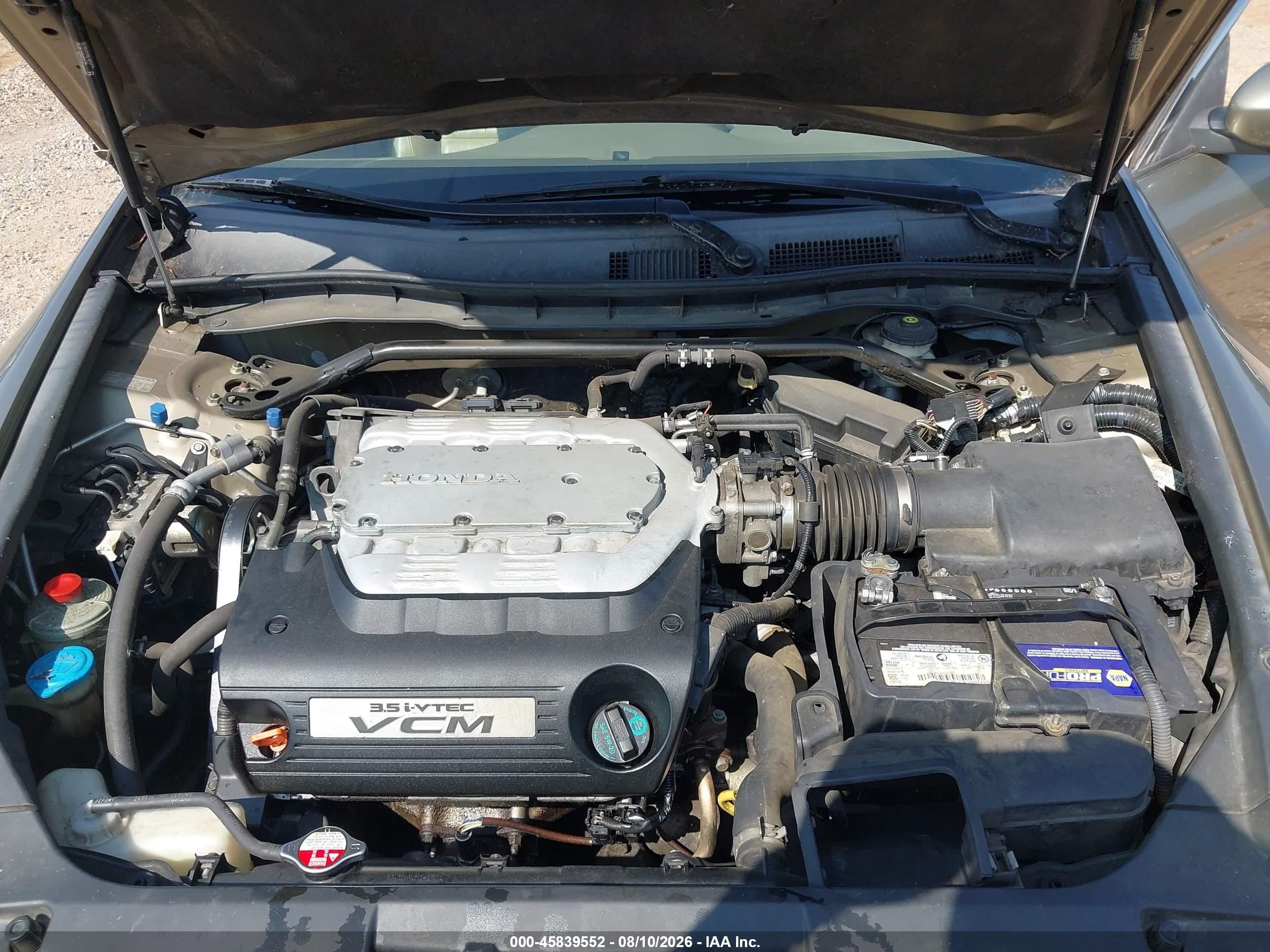 2009 Honda Accord 3.5 Ex-l Gold vin: 1HGCP36879A000951